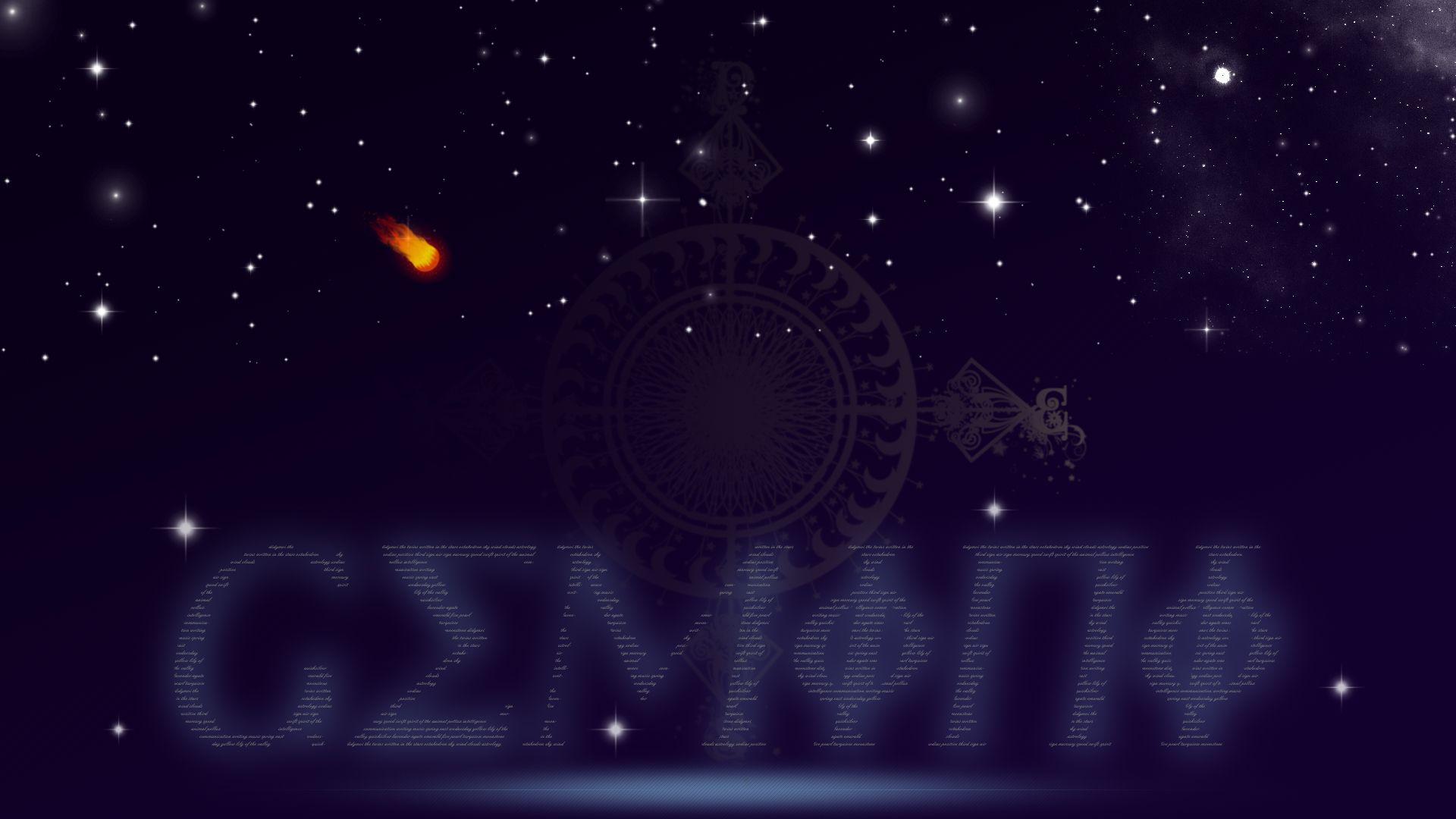 Gemini Zodiac Astrology Symbolic HD Wallpaper By Sleepy Stardust