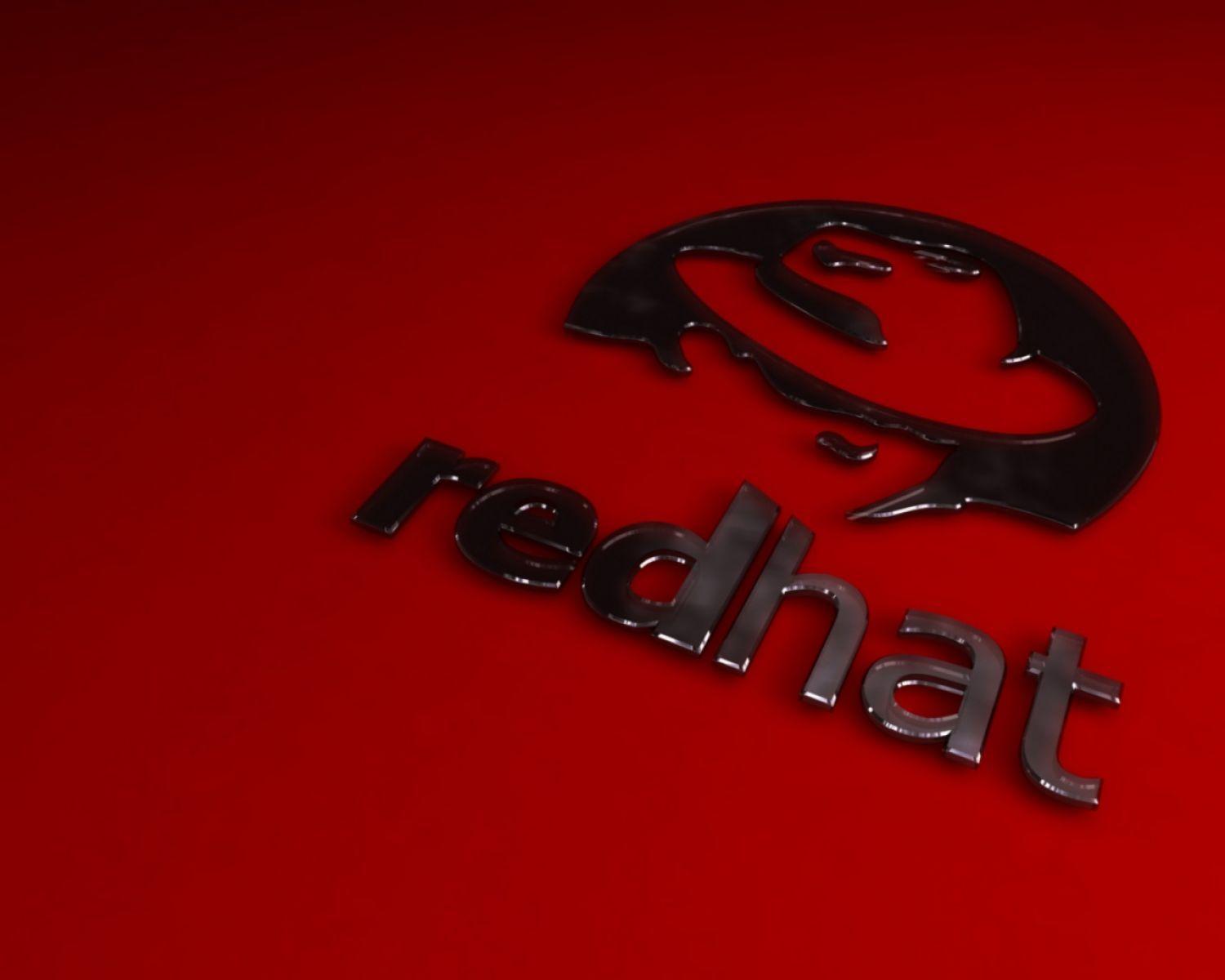 Redhat Logo With Glass Effect. HD Brands and Logos Wallpaper