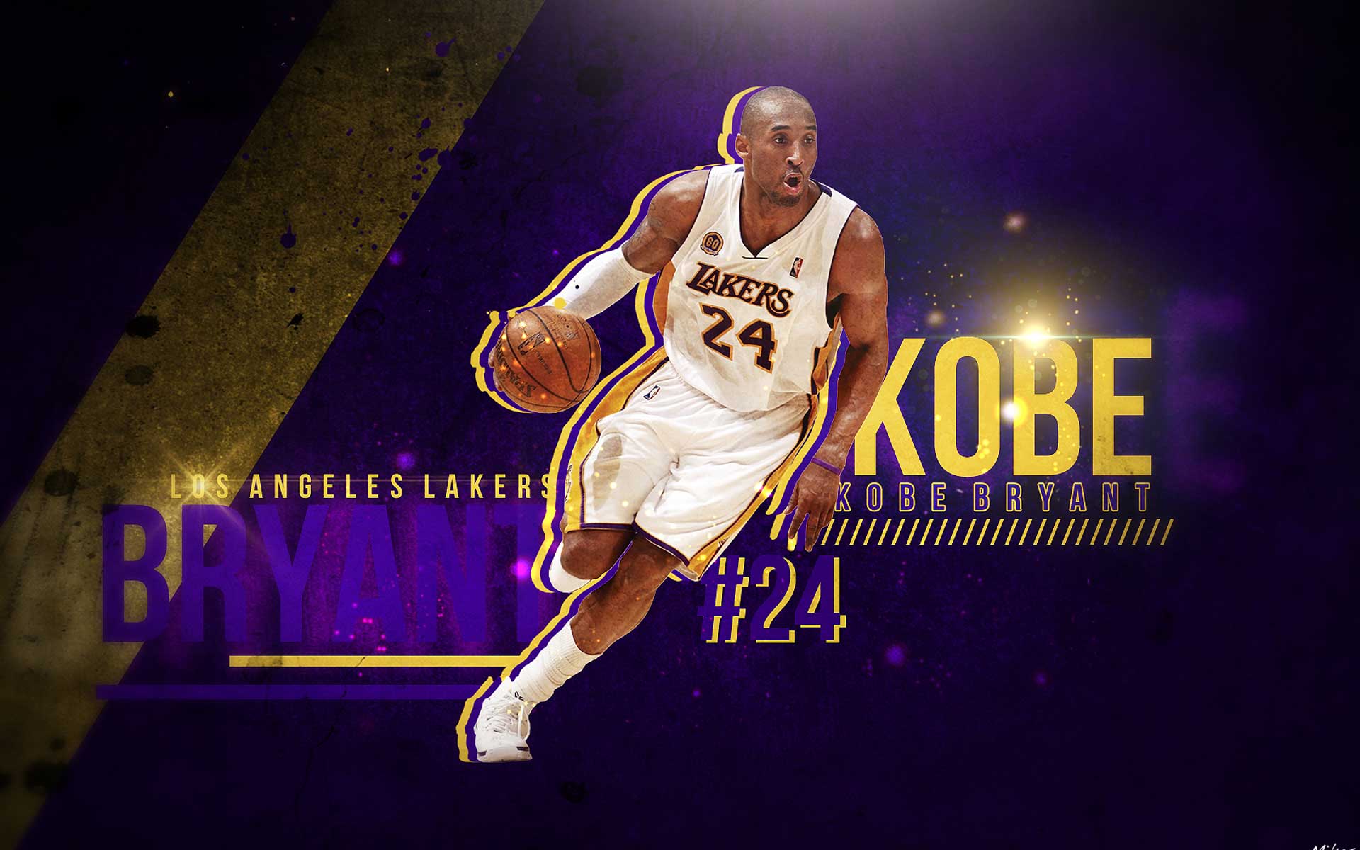 Kobe Bryant MVP Wallpaper Background Wallpaper