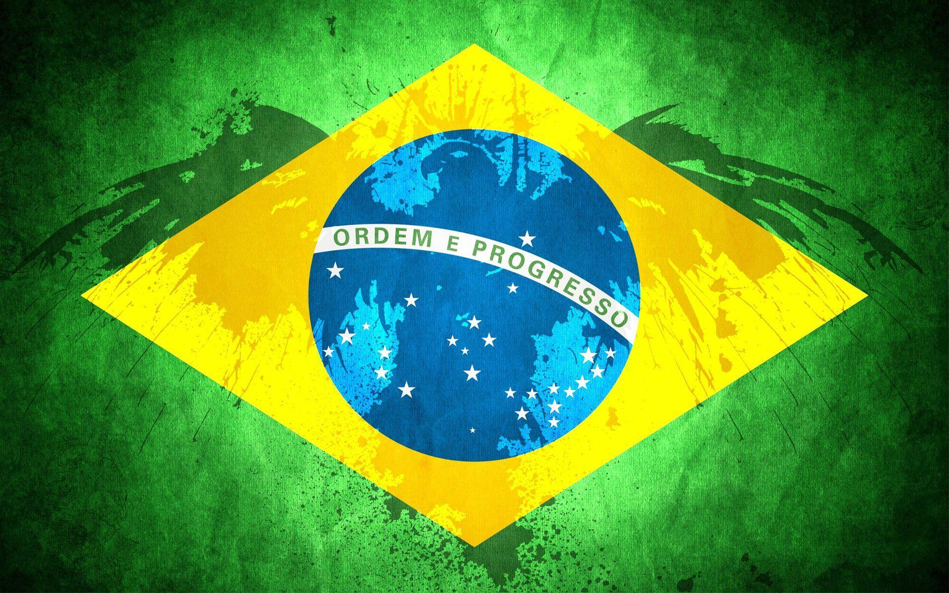 Brazil Flag Widescreen Wallpaper