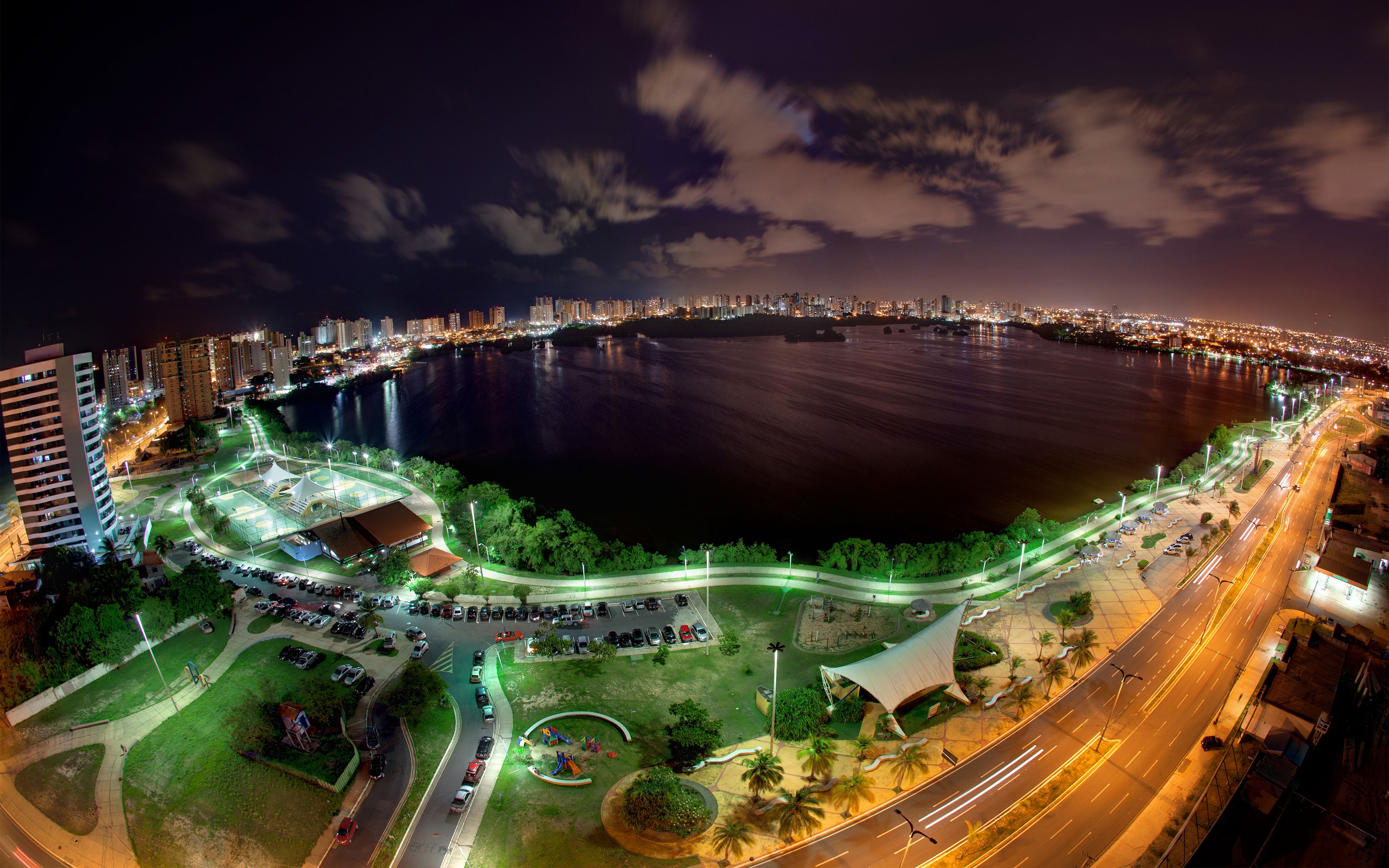 City of San Luis at night, Brazil wallpaper and image