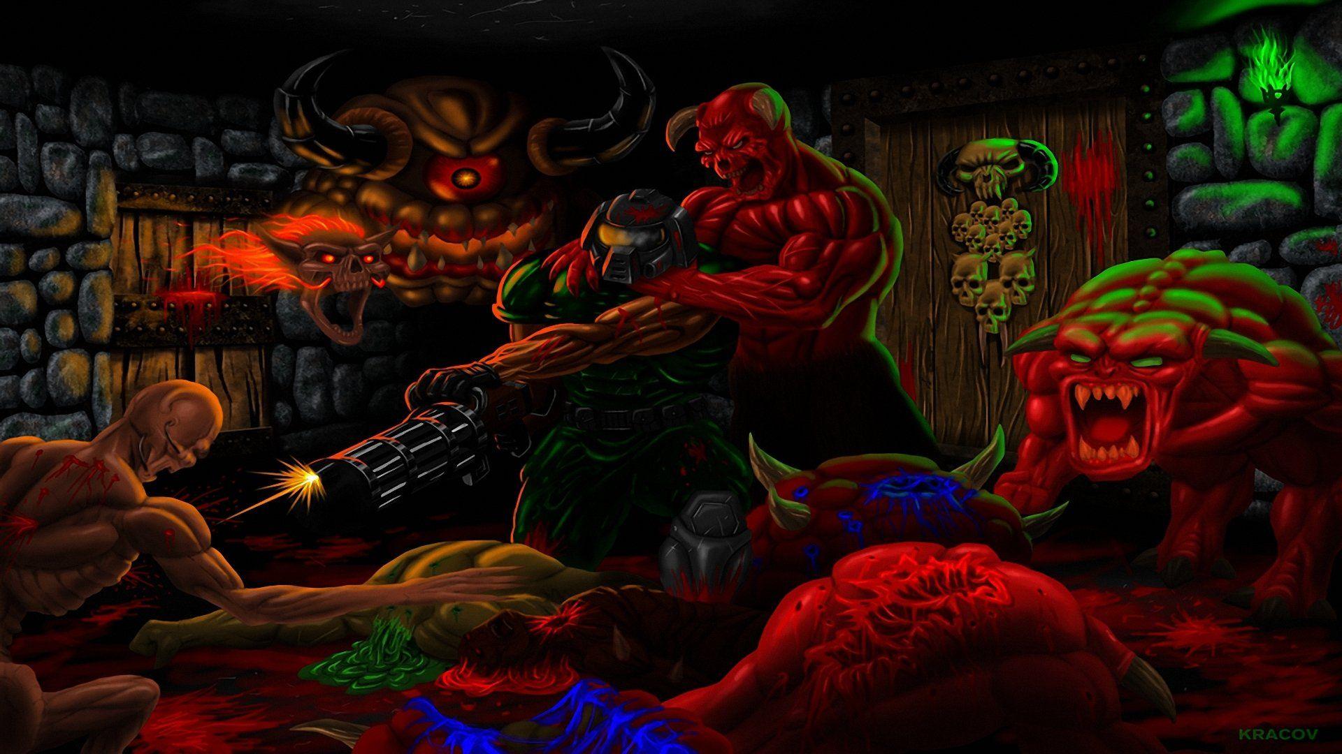 Brutal Doom HD Wallpaper and Background Image