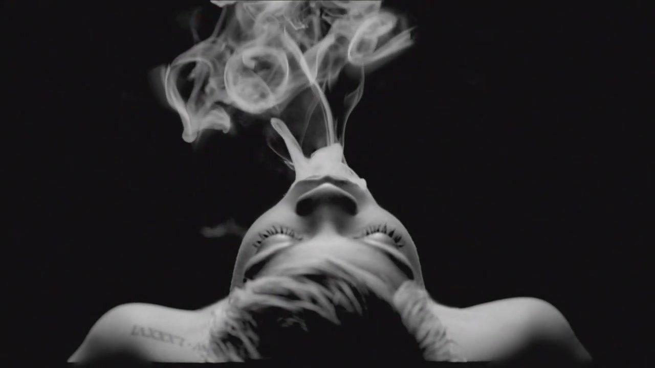 Black And White Rihanna Smoke Wallpaper 2678 Wallpaper