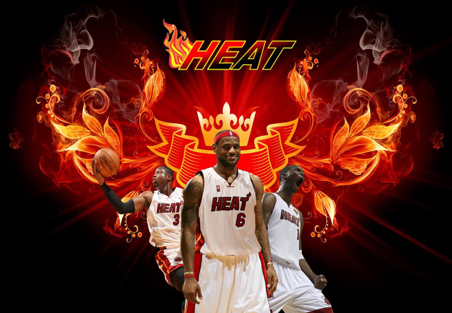 Miami Heat 3D Logo Wallpaper