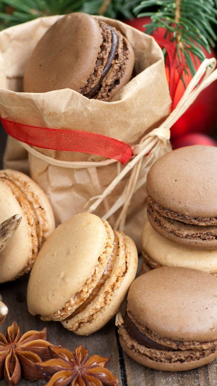 Download wallpaper 720x1280 cookies, macaroon, spices, cinnamon