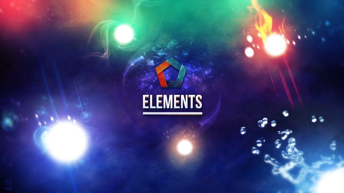 Elements Wallpaper Logo of Legends