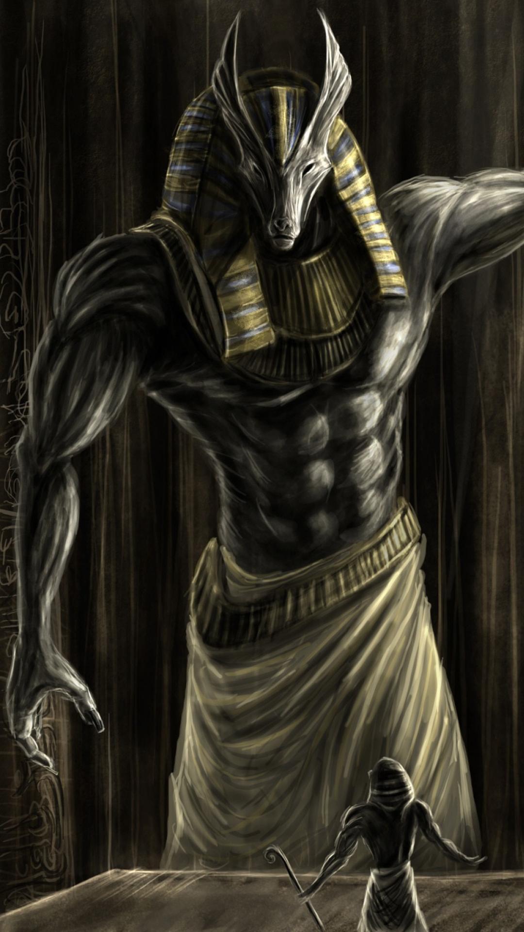 Egypt artwork mythology anubis wallpaper