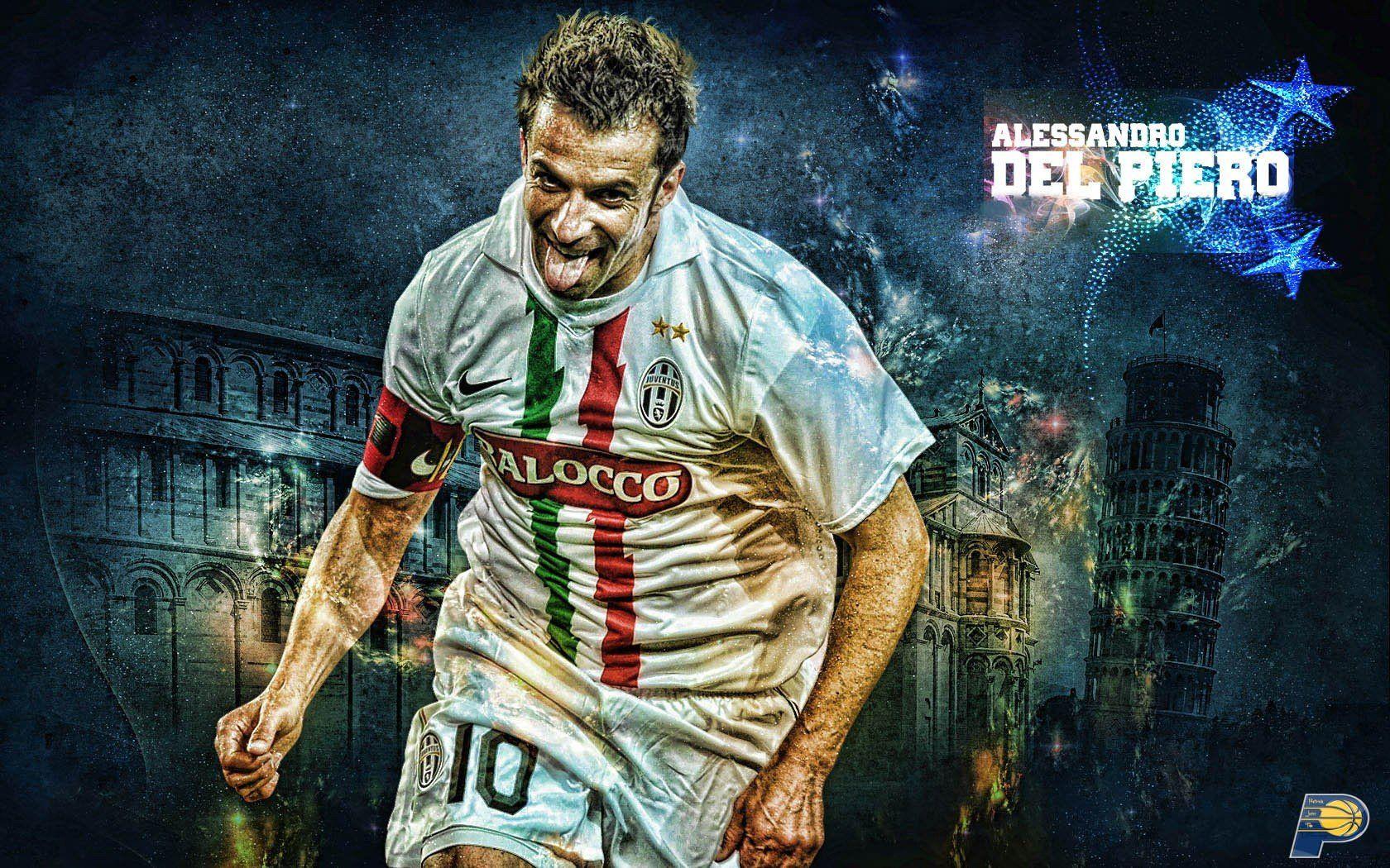 Soccer Del Piero Juventus FC wallpaperx1050