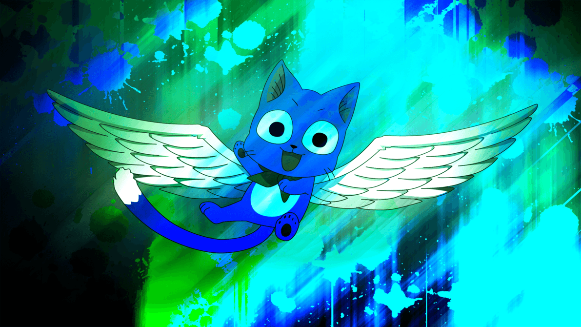 Fairy Tail Happy the Exceed Wallpaper (1080p)