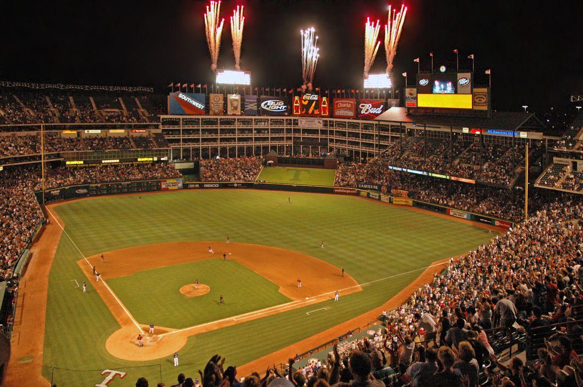 Top Ten Favorite MLB Stadiums. Texas rangers ballpark and Rangers