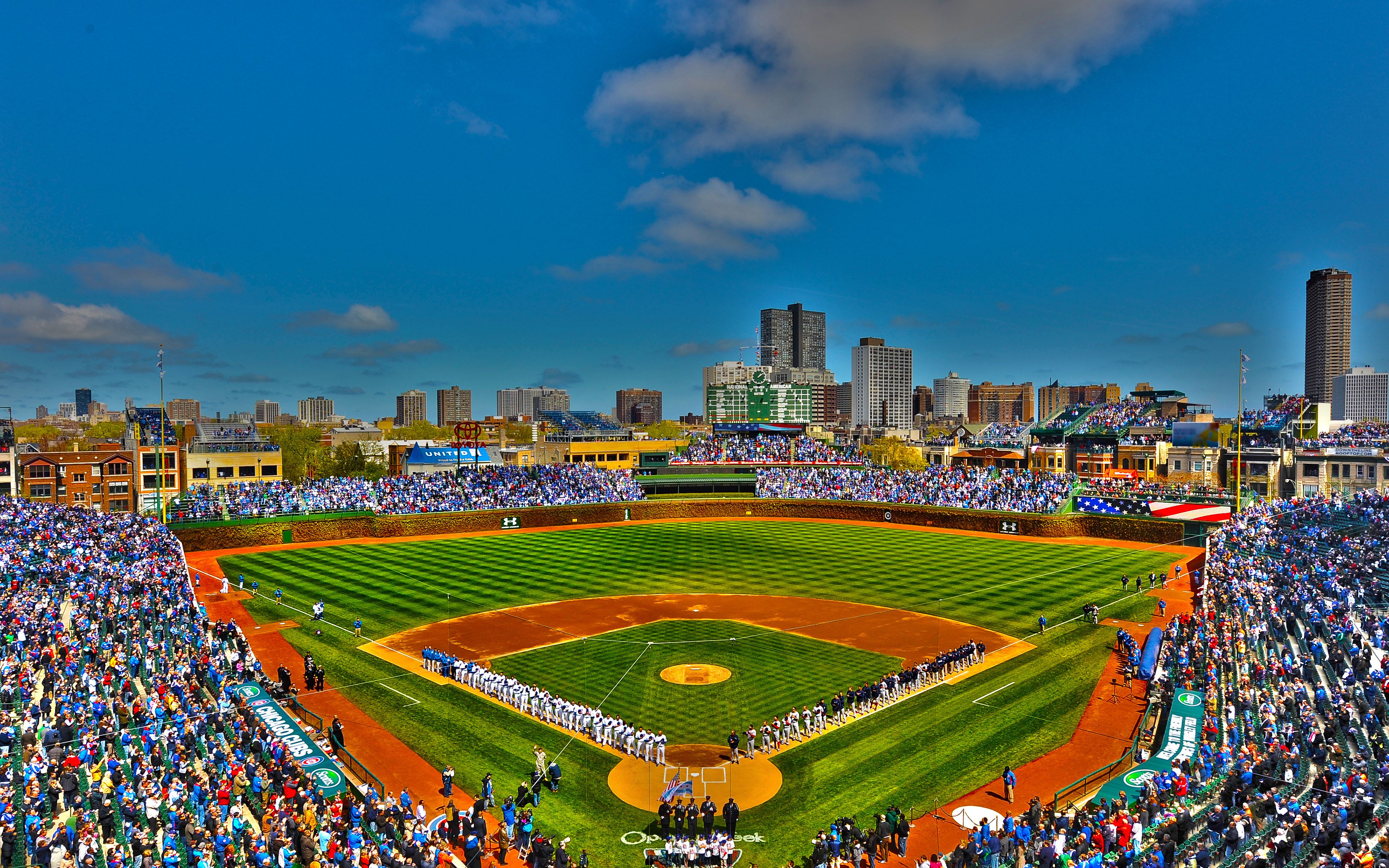Wrigley Field Wallpapers HD Wallpaper Cave