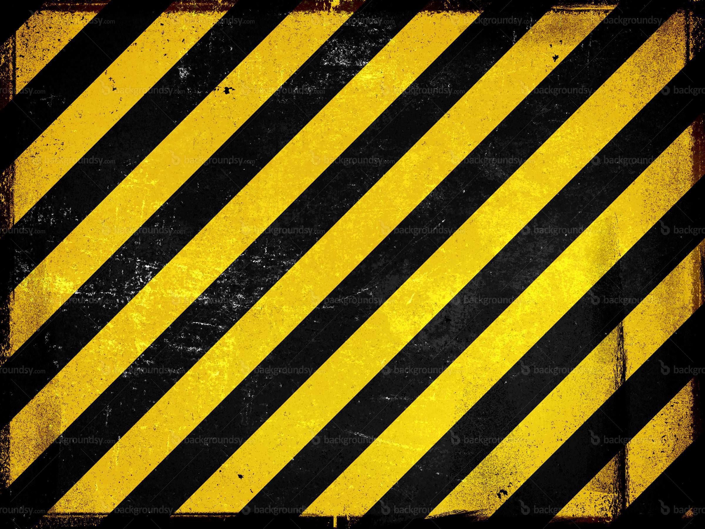 Hazard stripes