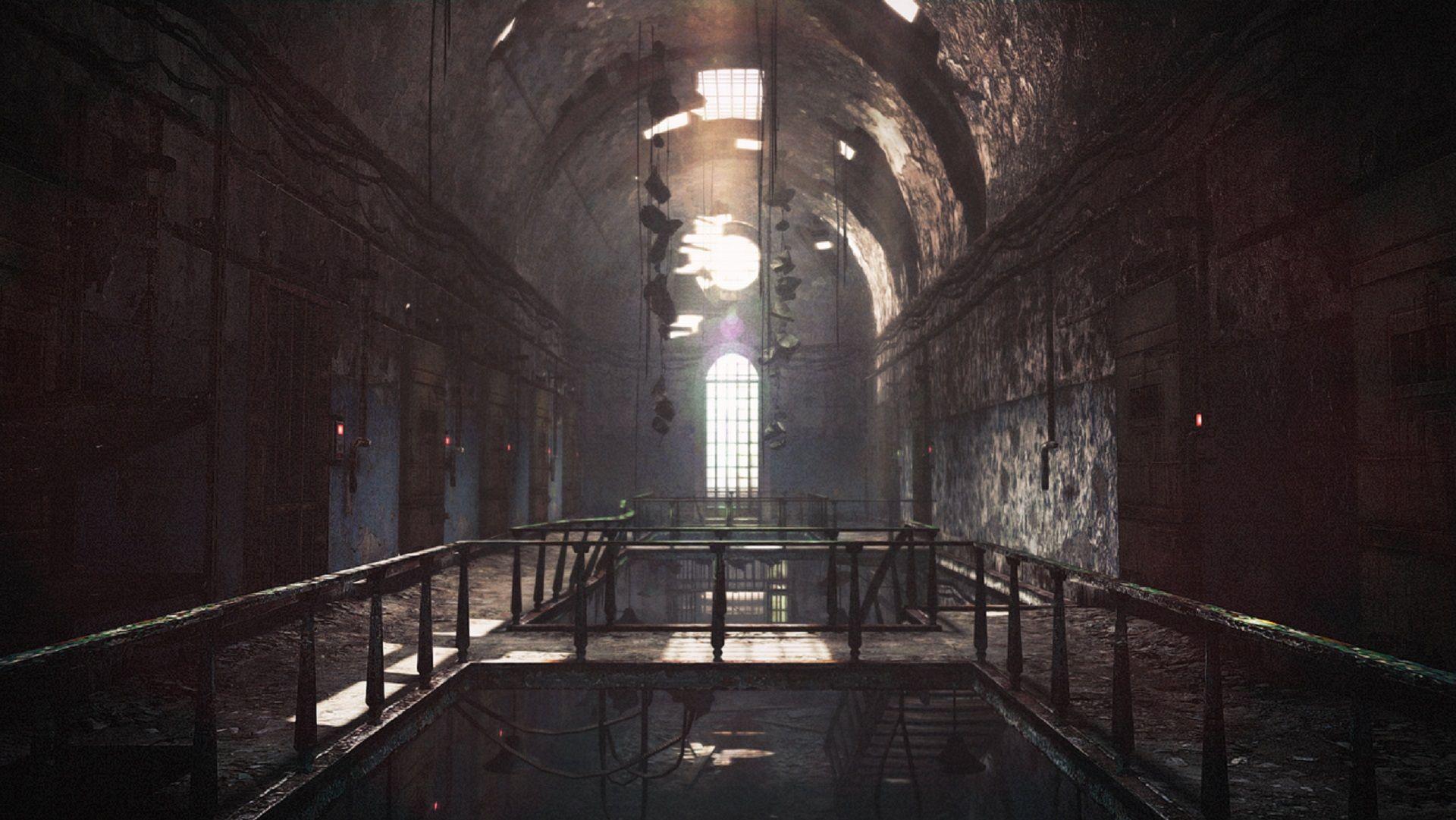 Resident Evil Revelations 2 Prison Walking Dead Concept Artwork