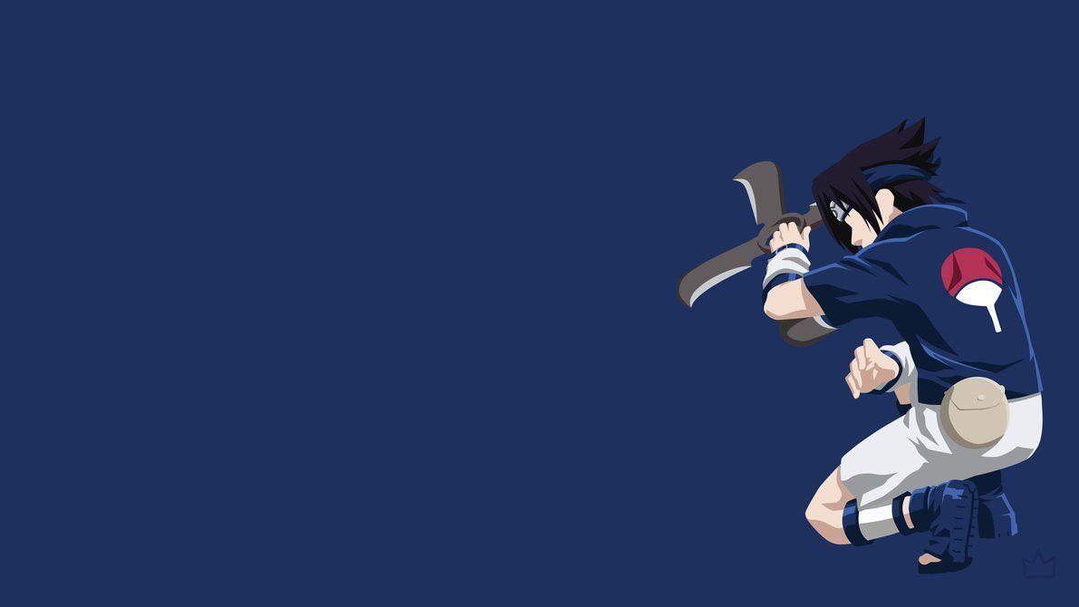 Uchiha Sasuke (Naruto). Minimalism