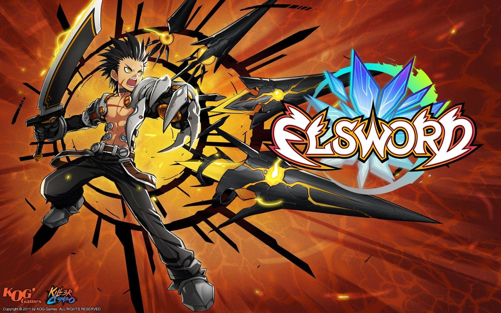 KamiNoBeniMizu Online Games: Elsword Raven Wallpaper