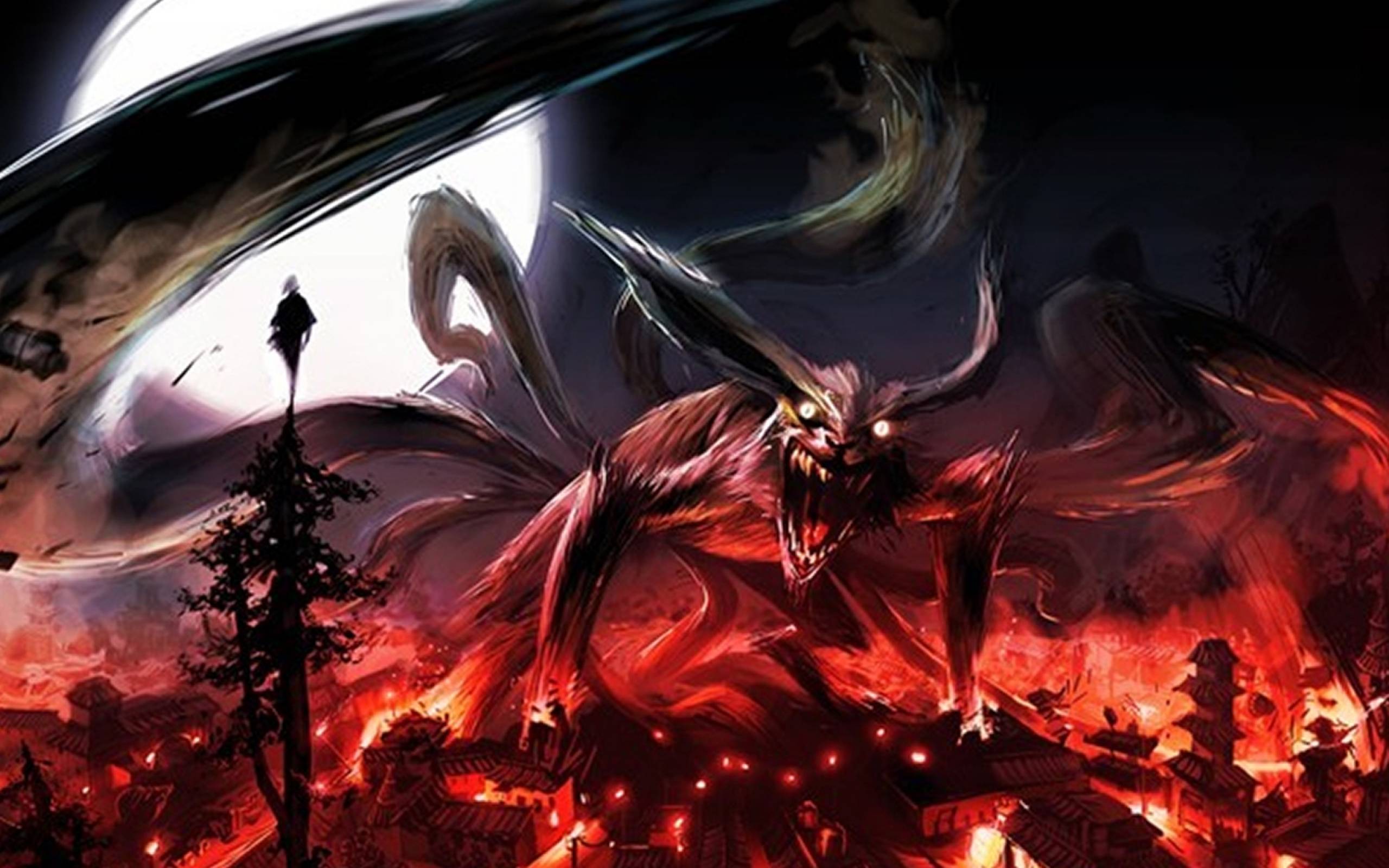 naruto bijuu mode mobile wallpaper x 1280