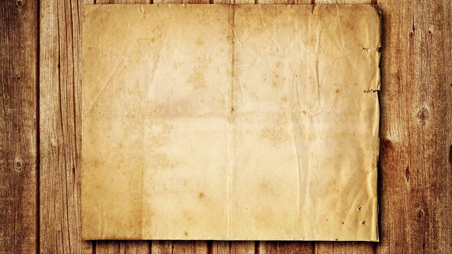 Download Wallpaper 1920x1080 wood, paper, background, surface