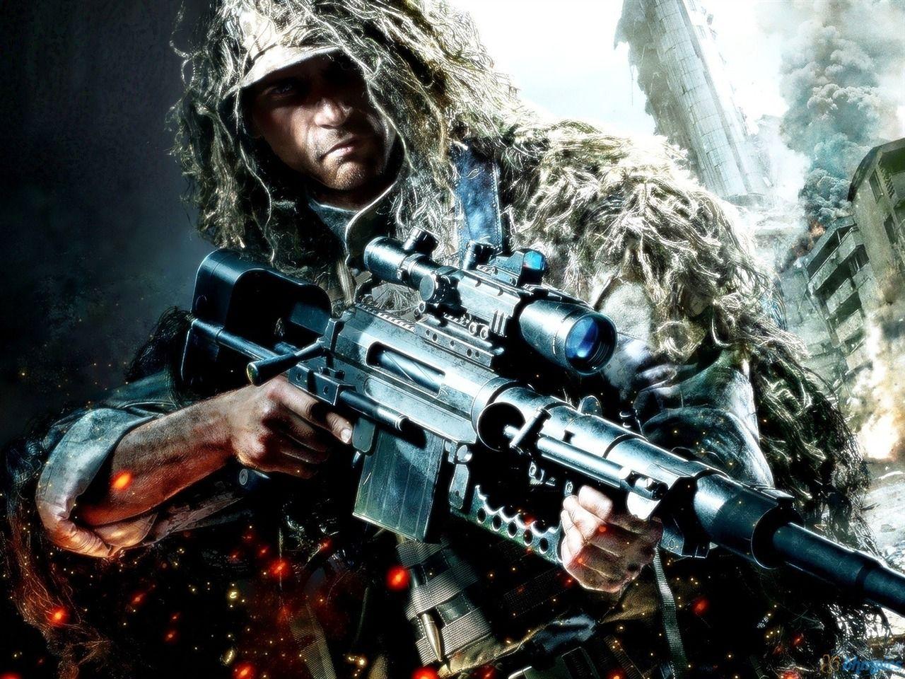 Sniper Gun HD Wallpaper