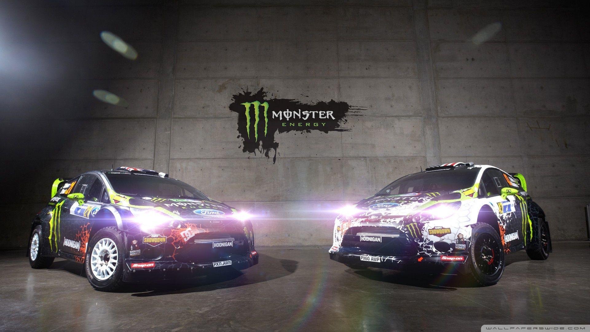 Ken Block Monster Energy Ford Fiesta WRC ❤ 4K HD Desktop Wallpaper