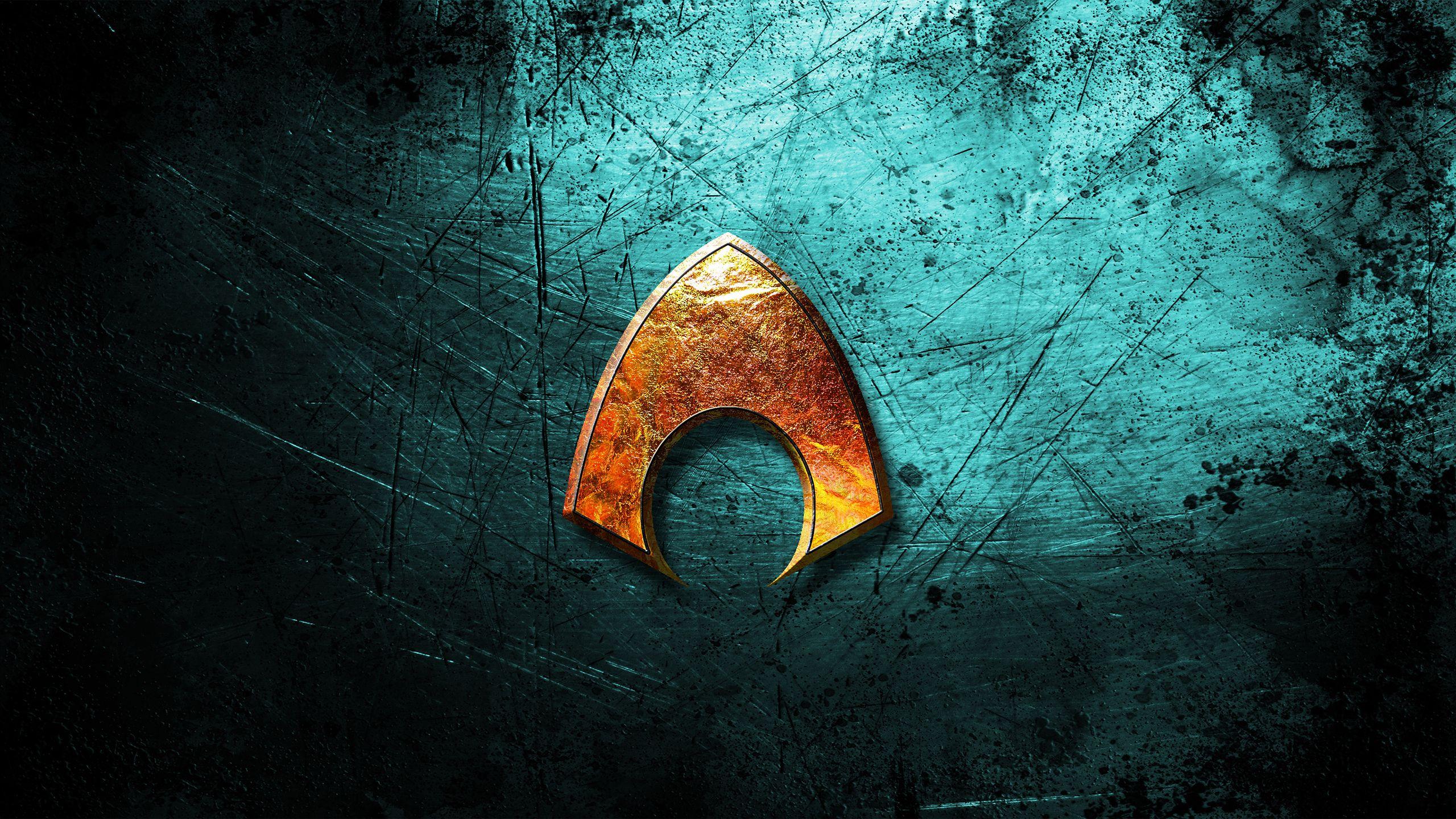 Aquaman DC Logo HD wallpaper
