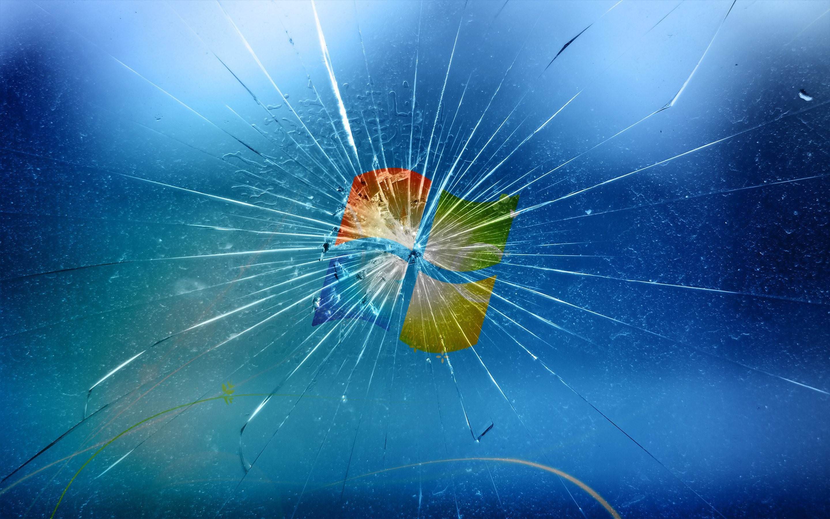 Broken Glass Windows Wallpaper. Desktop Background for Free HD