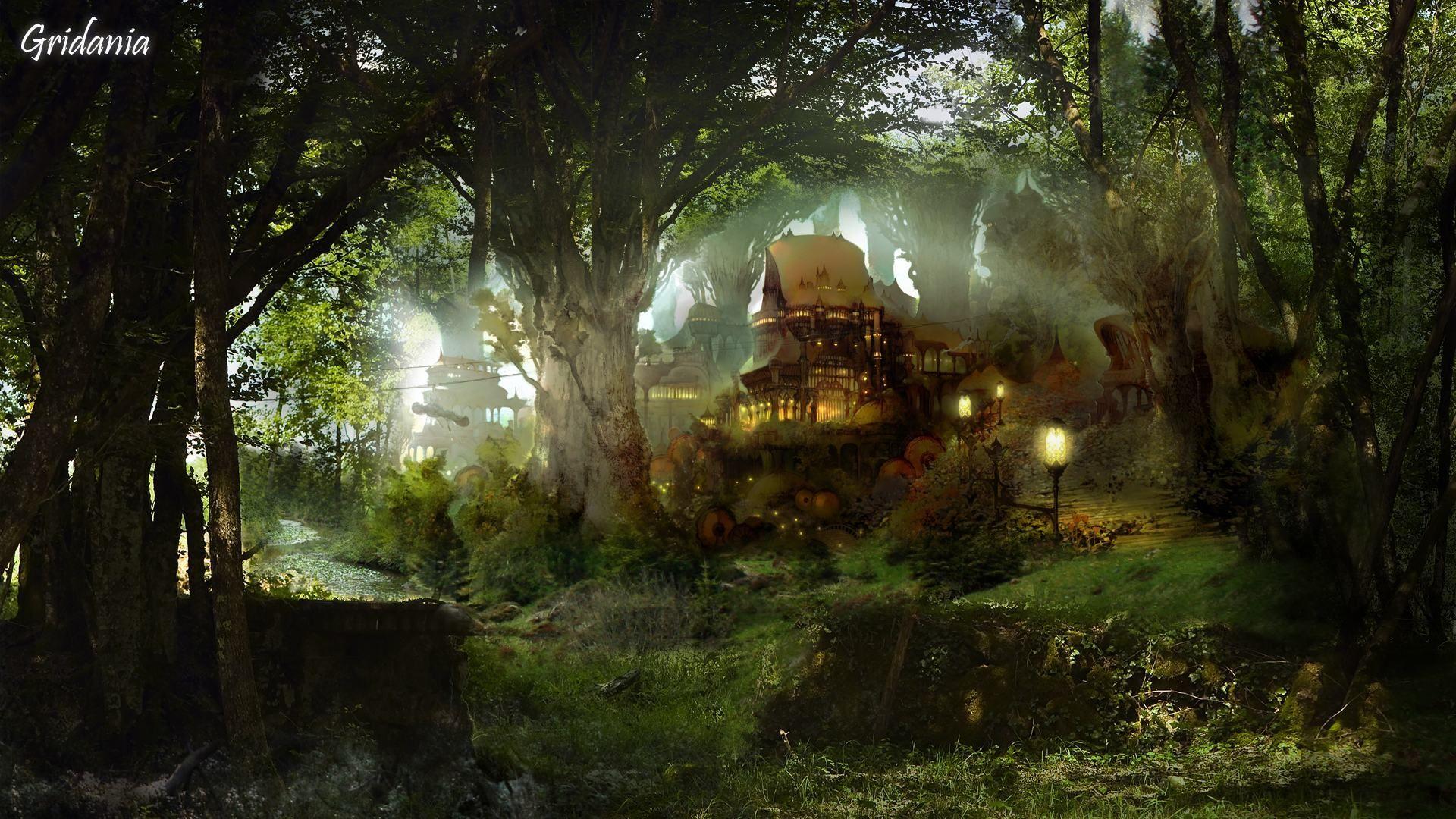 Fantasy Art Scenery by Chen Wei HD desktop wallpaper Widescreen. HD