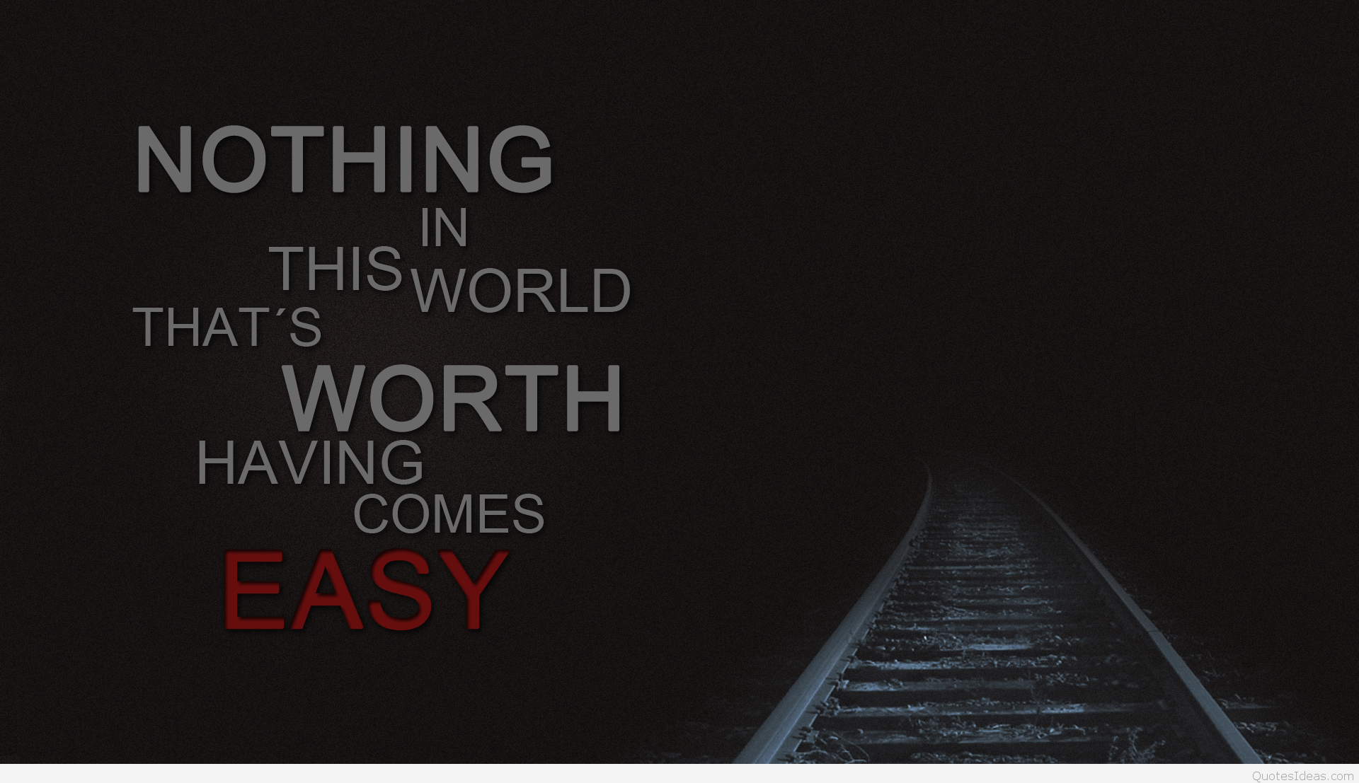 Thoughts and quote HD wallpaper