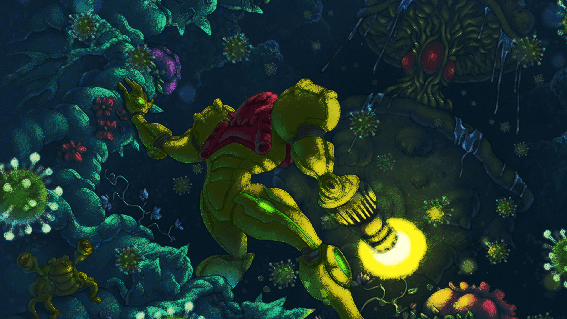 Super Metroid Spawn Wallpaper