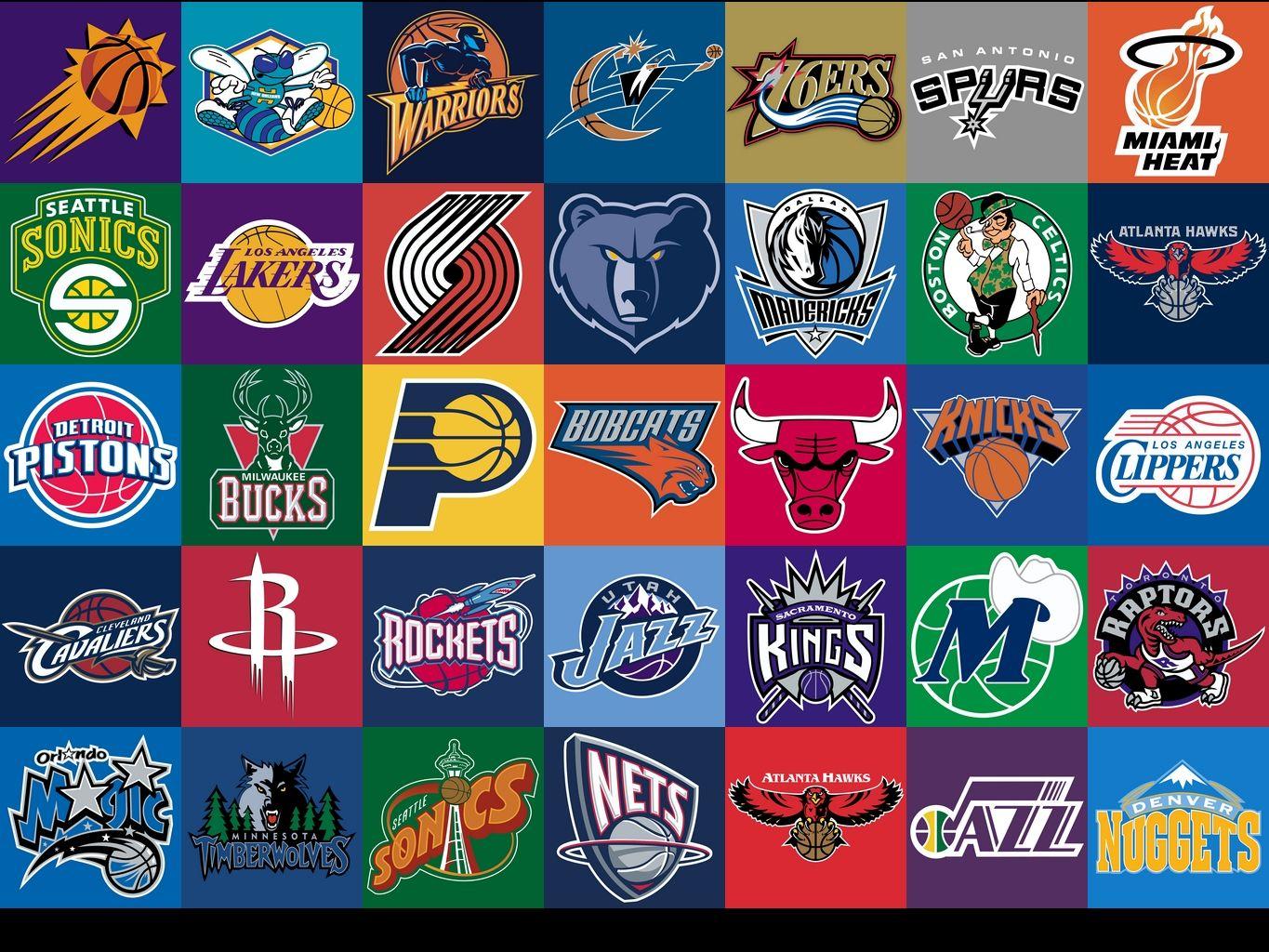 NBA logos equipos