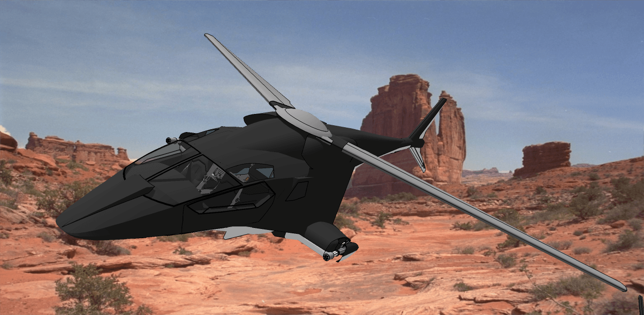 Airwolf Helicopter Wallpaper