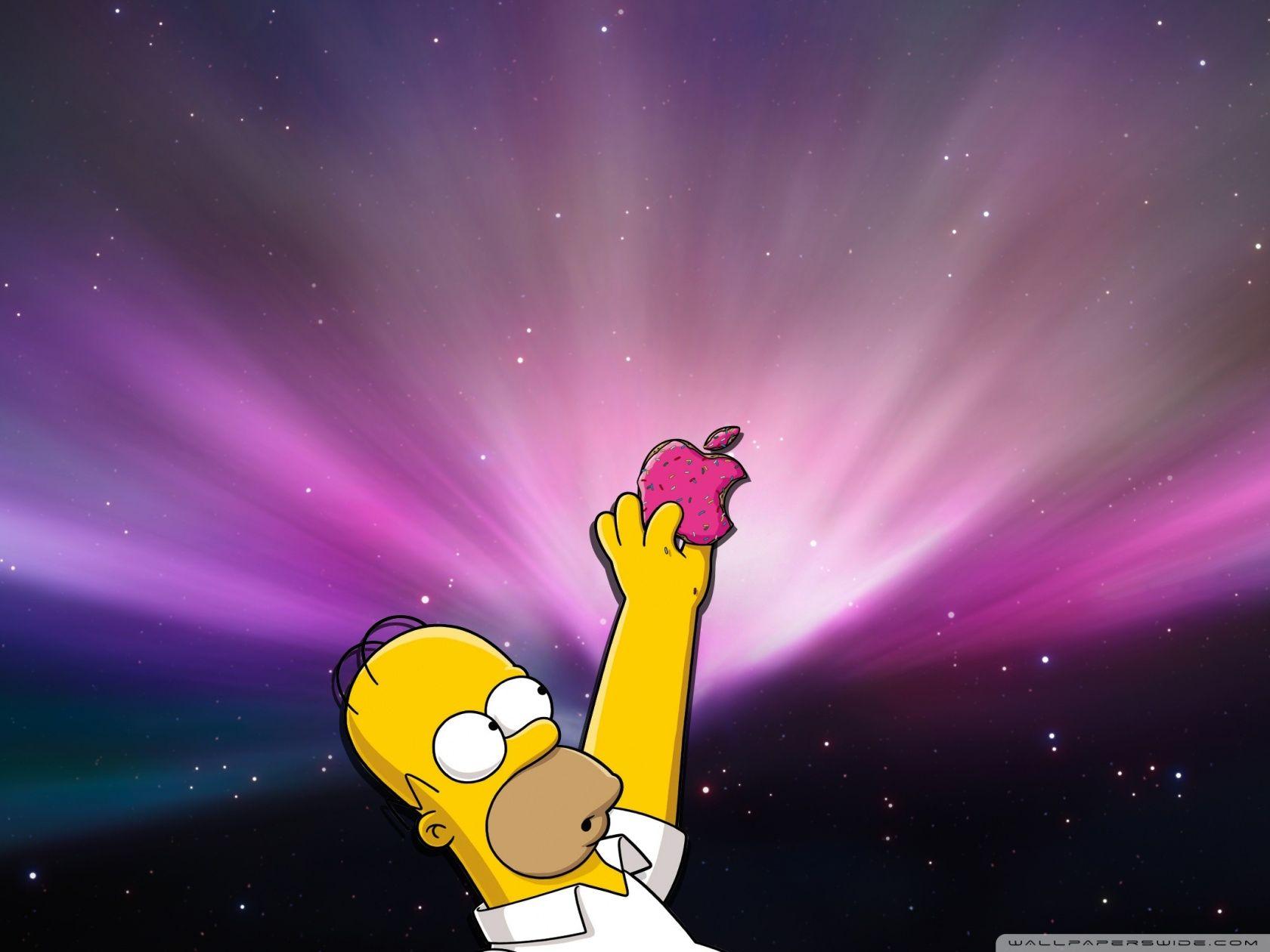 Homer Simpson Donut ❤ 4K HD Desktop Wallpaper for 4K Ultra HD TV