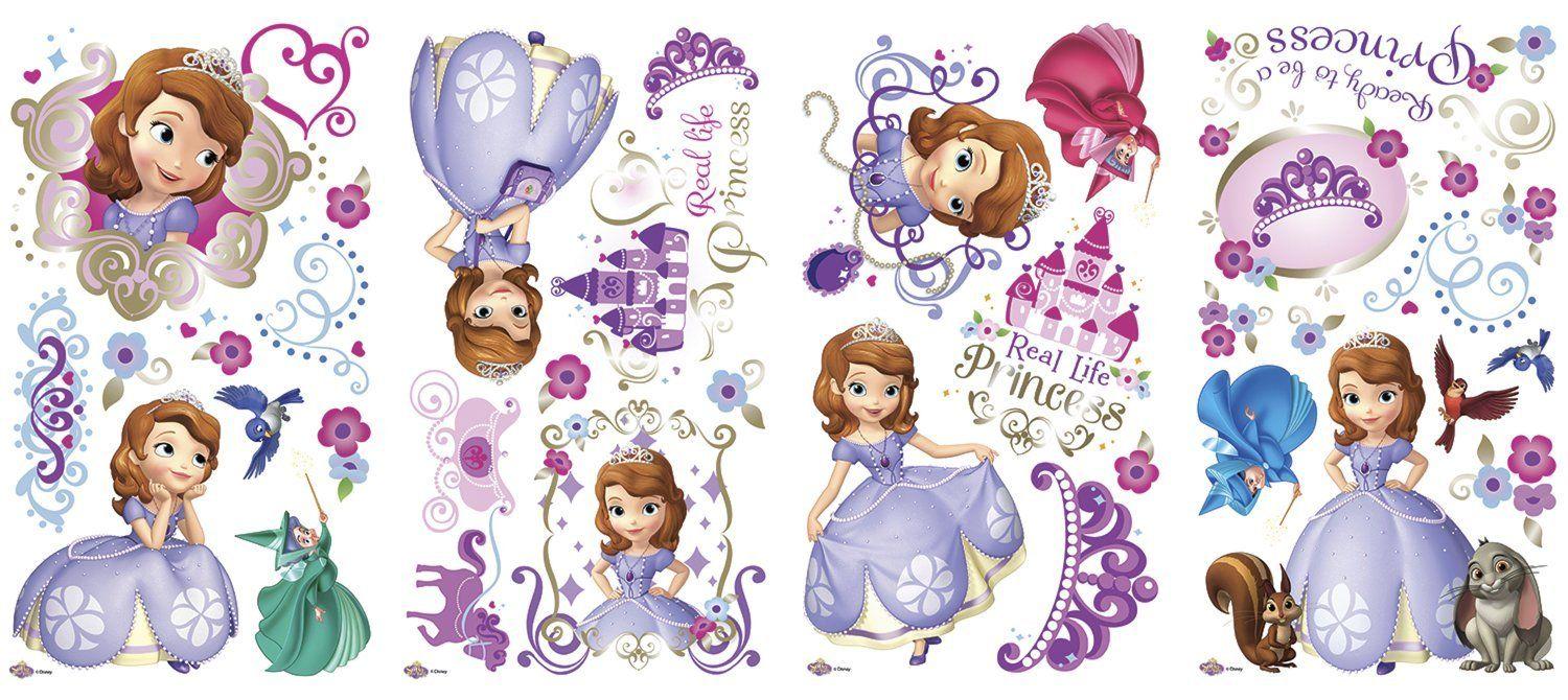 Buy Roommates Sofia The First Wall Decals (Multi Color) Online At