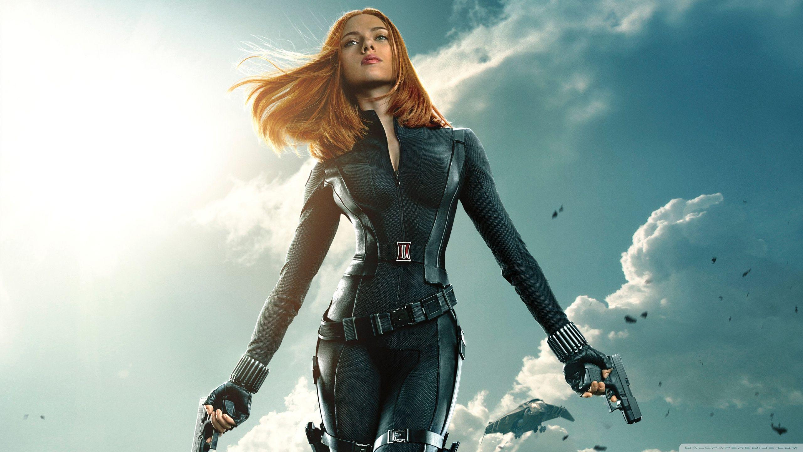 Black Widow in Captain America The Winter Soldier ❤ 4K HD Desktop