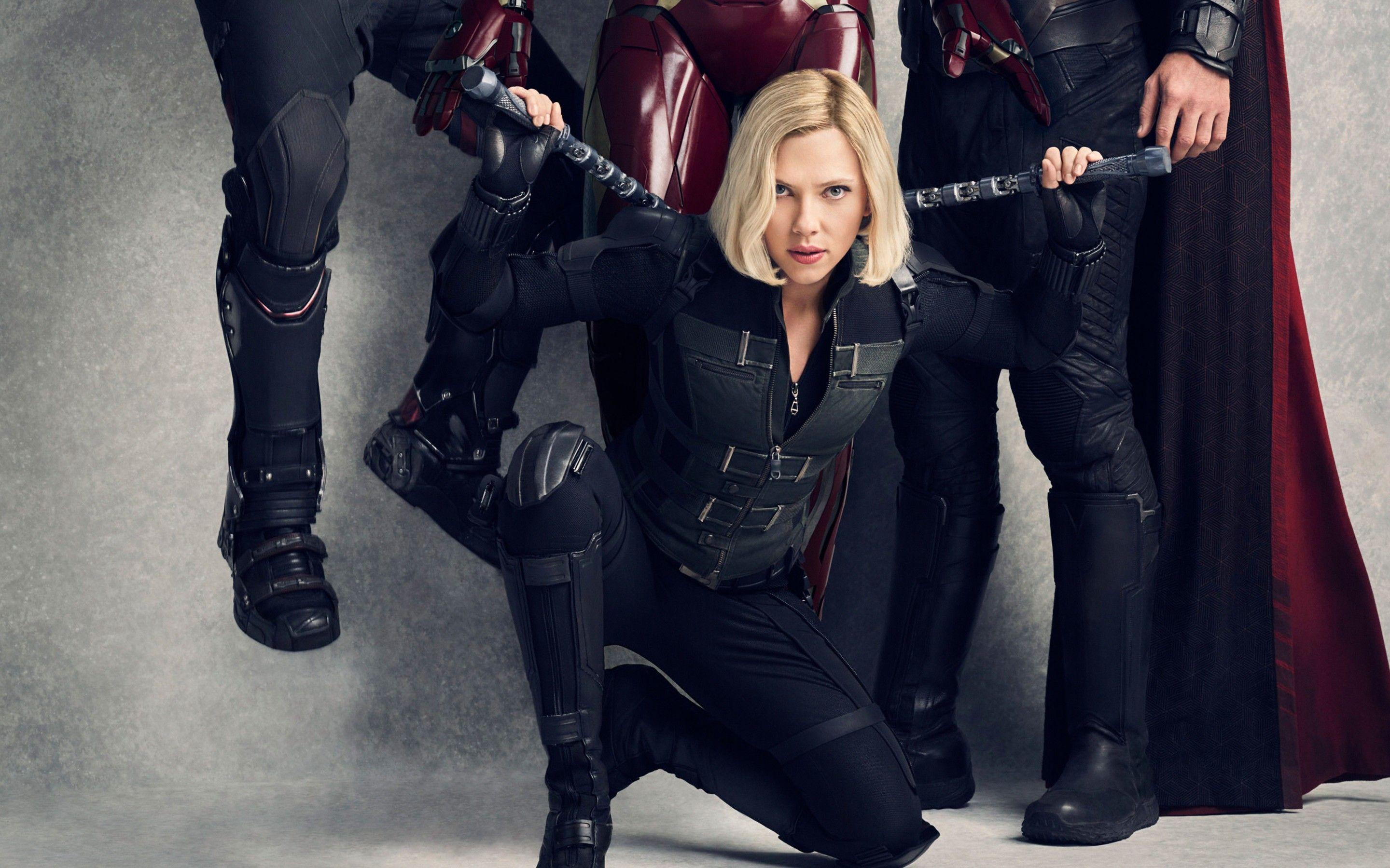 Avengers Infinity War Scarlett Johansson Natasha Romanoff HD