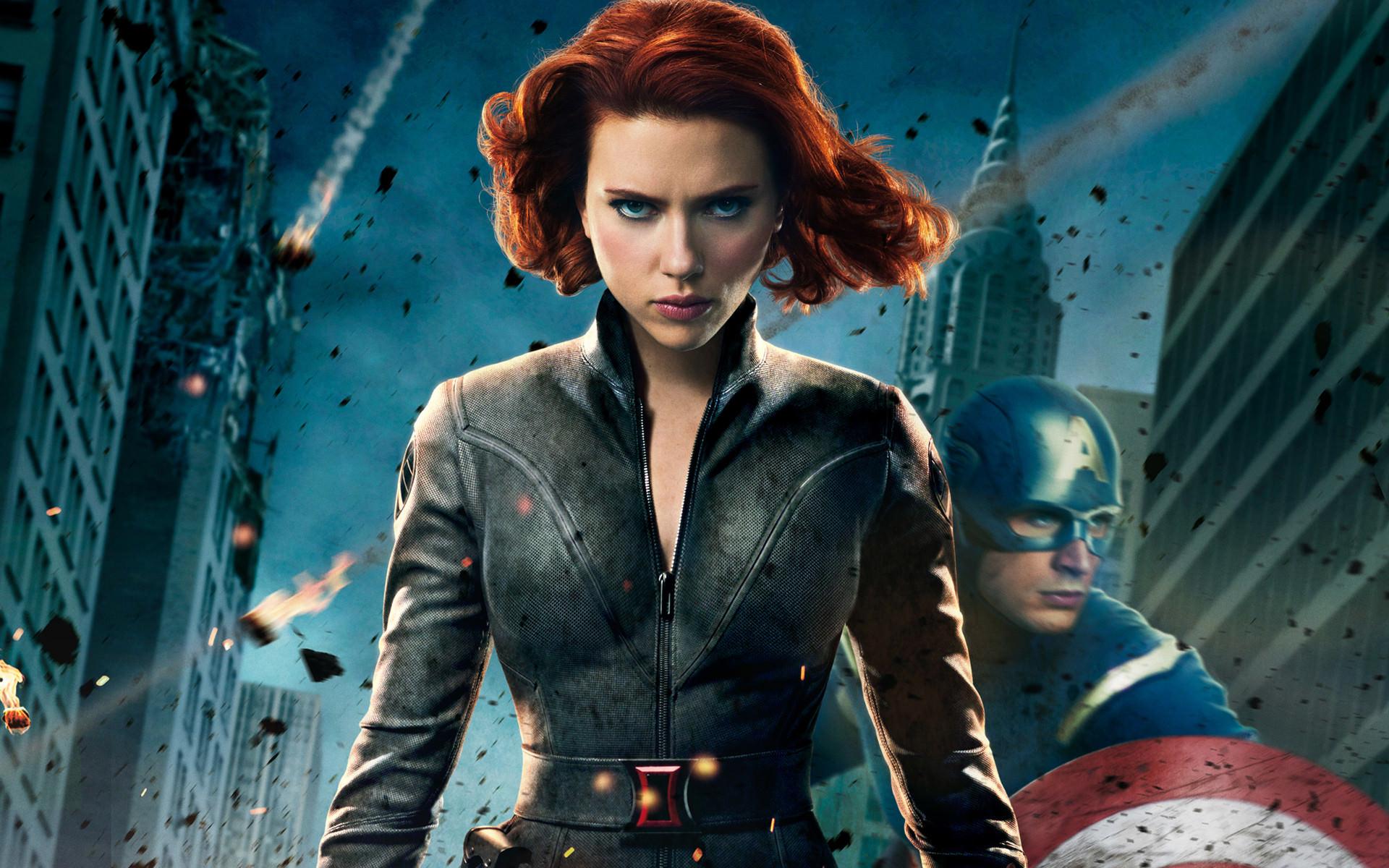 The Avengers Black Widow HD Wallpaper