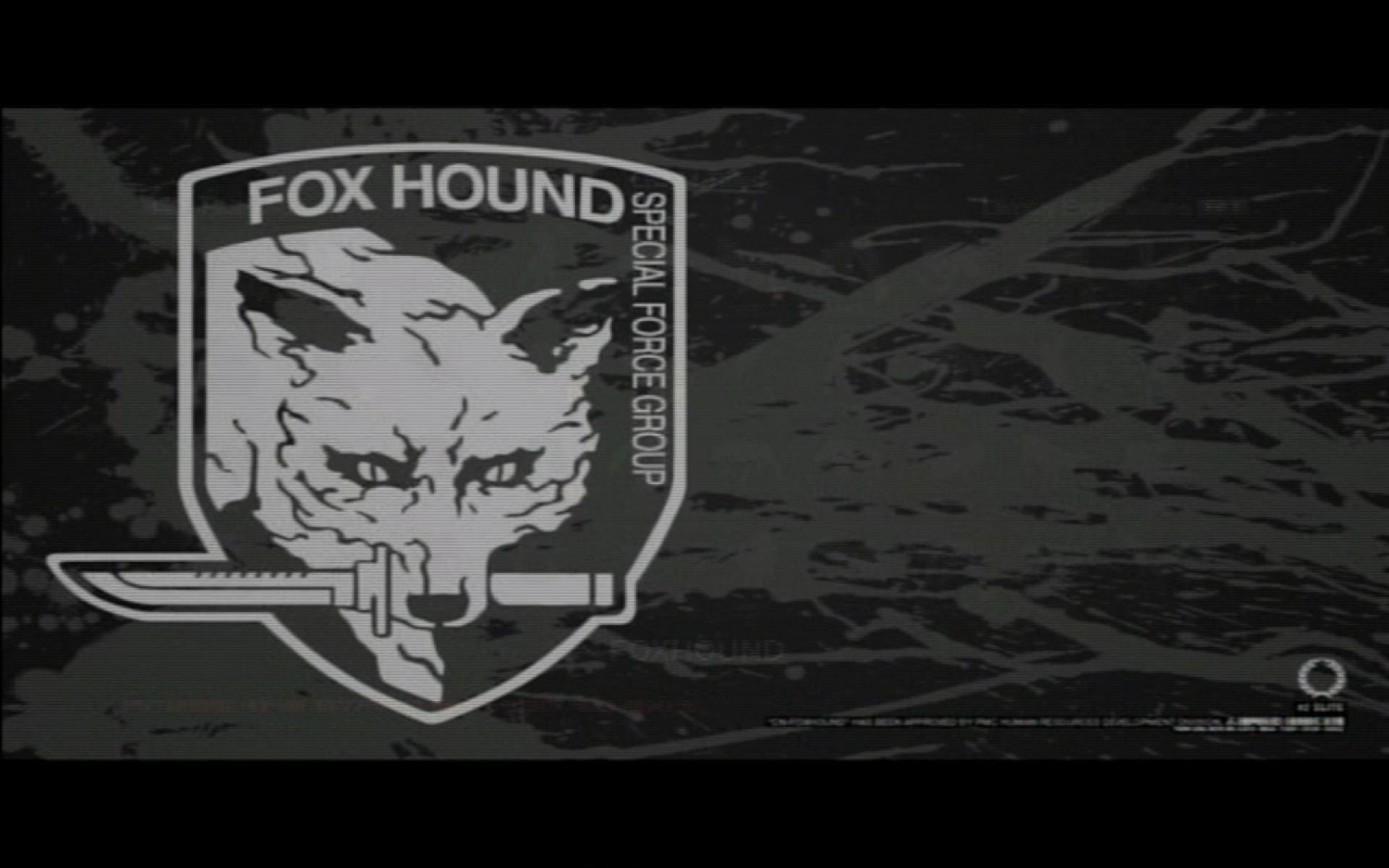 metal gear solid fox hound
