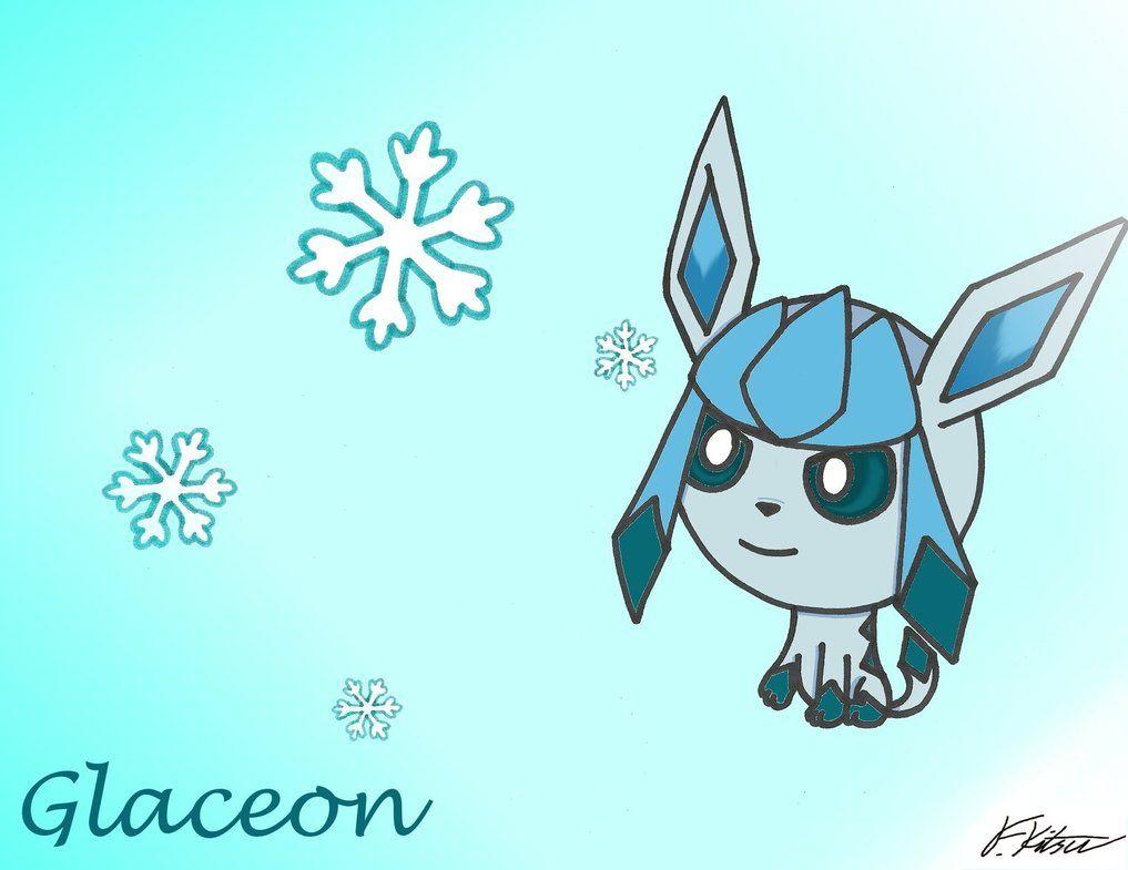 Chibi Glaceon Wallpaper