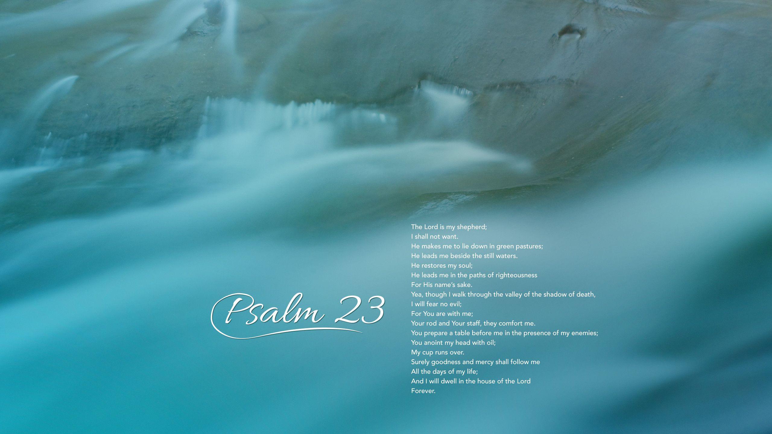 Psalm 23:5 Wallpaper