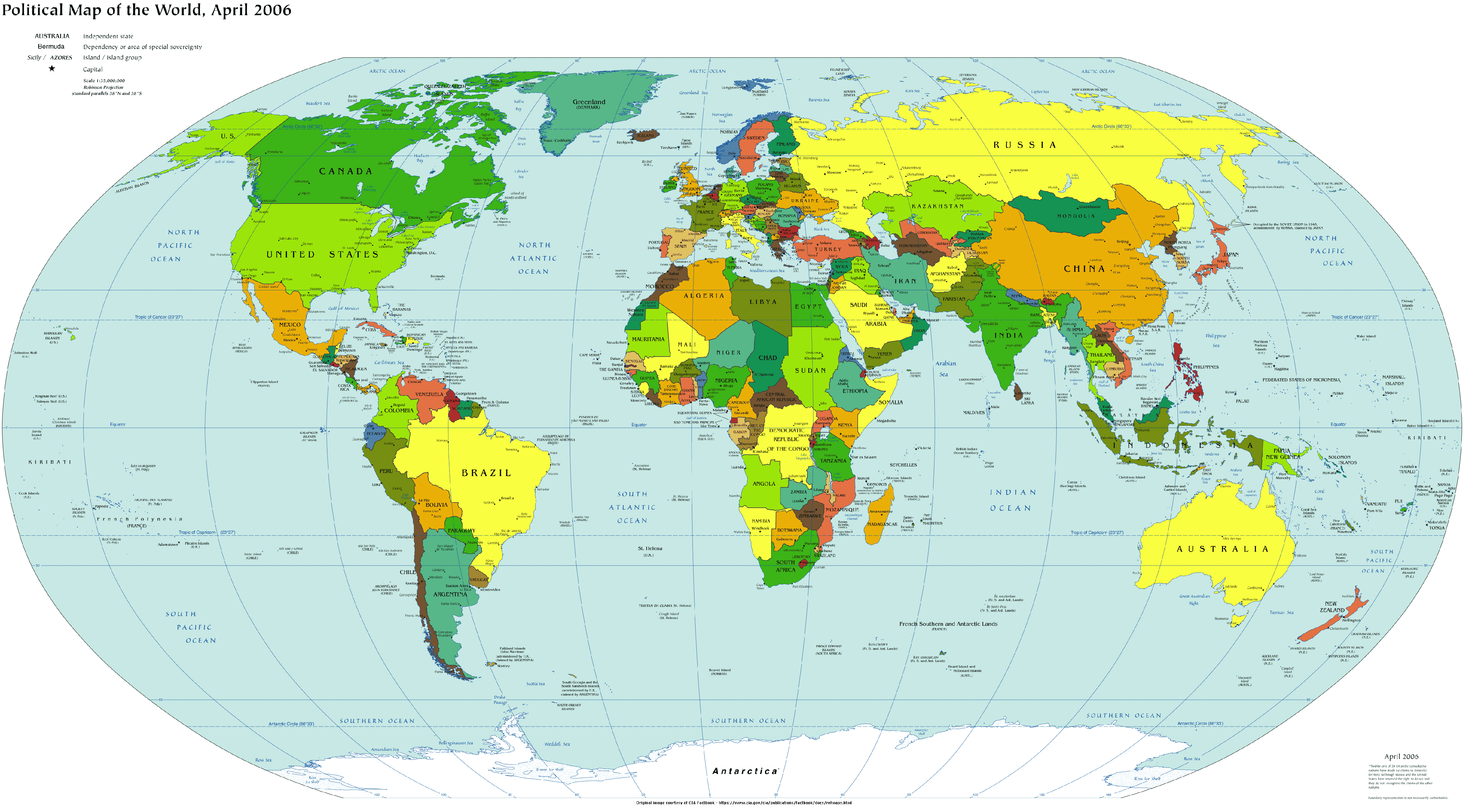 Colorful World Map Wallpaper 2
