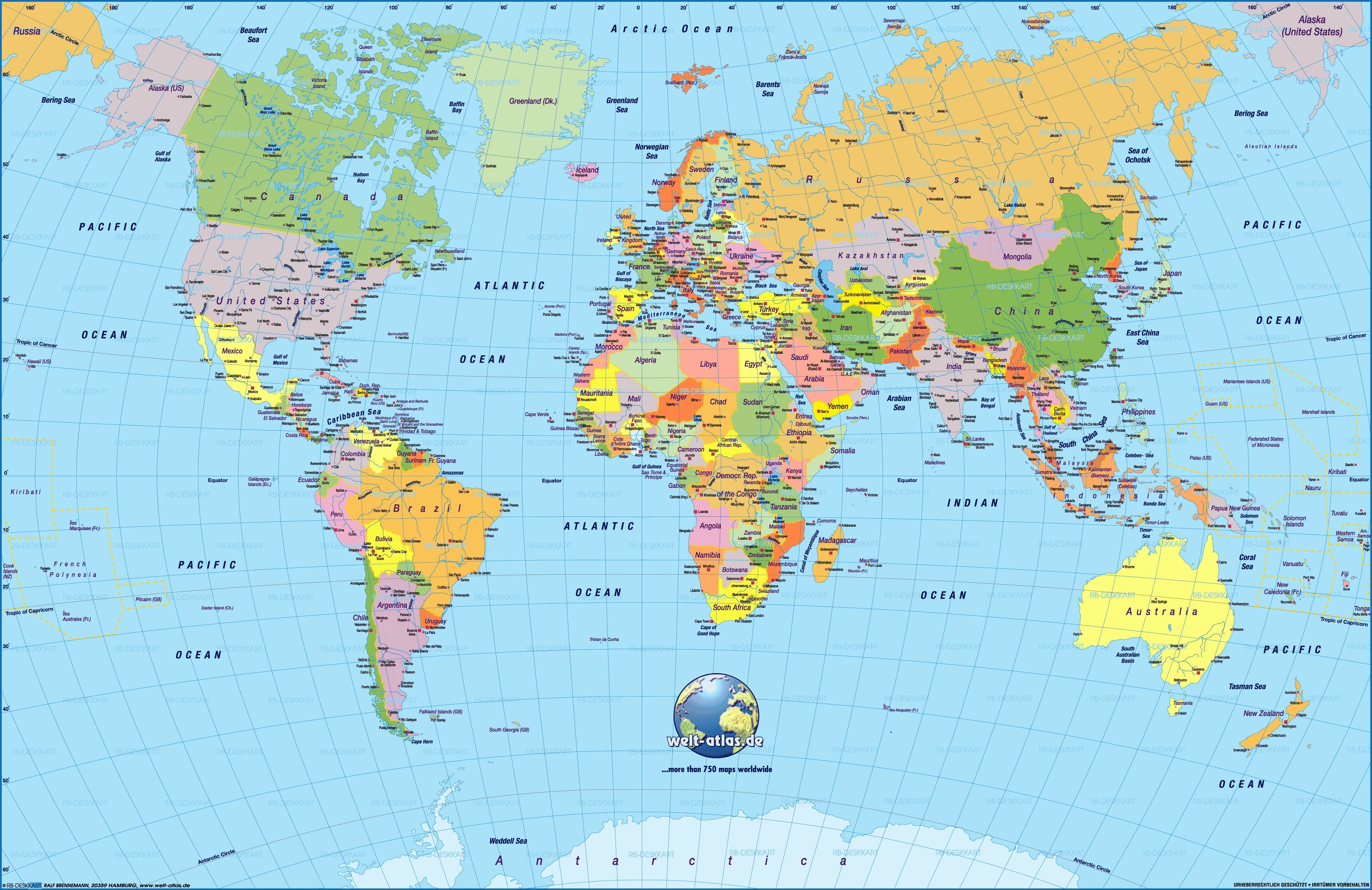 Best Ideas Of World Map with Countries and their Capitals Pdf