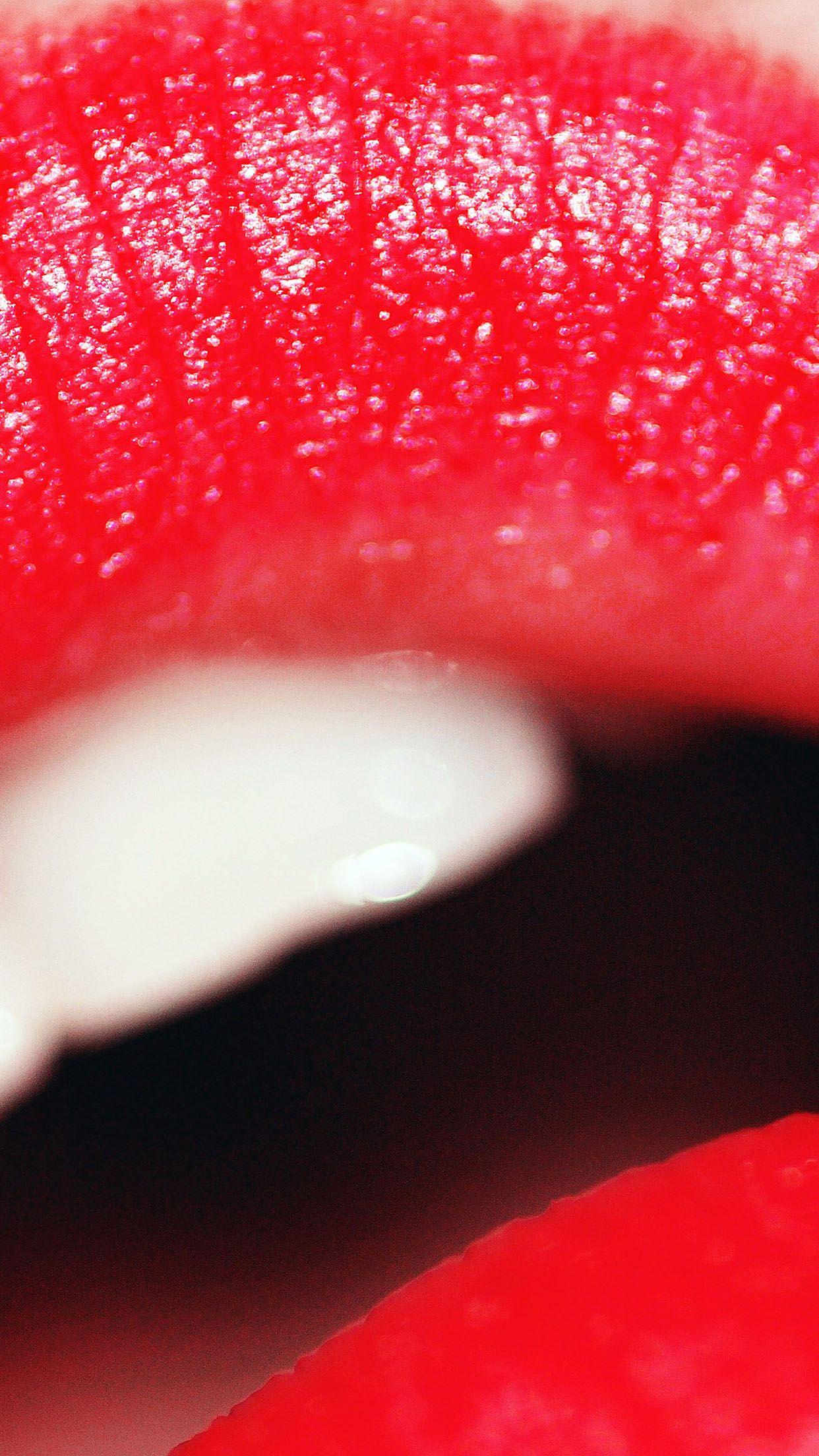 Lips Macro Android Wallpaper free download