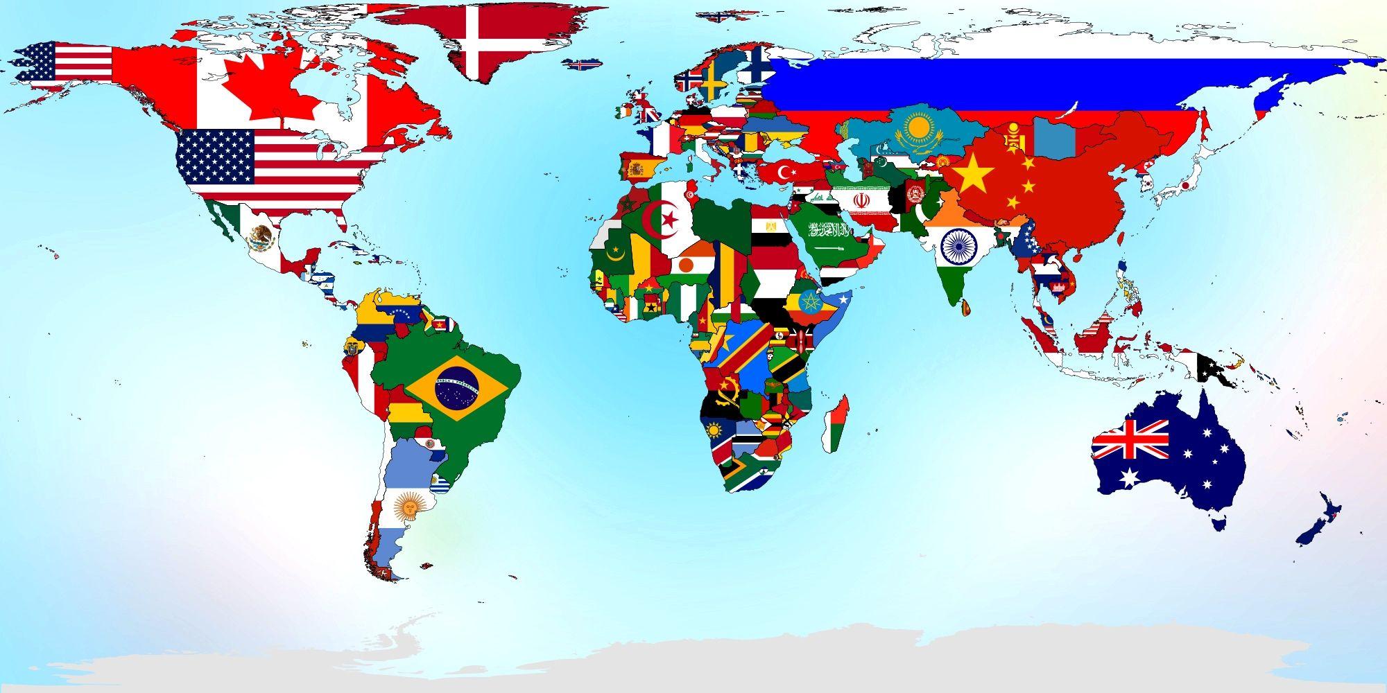World Map Wallpaper With Flags photo World Map Wallpaper For Anyone