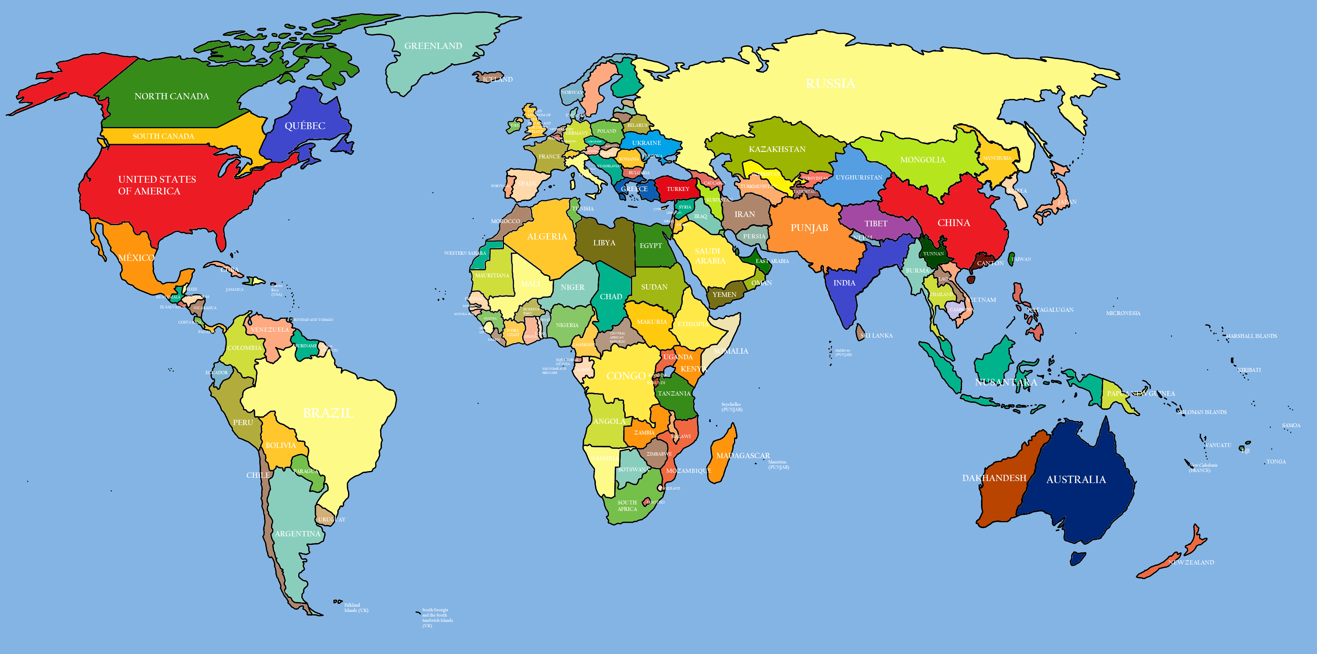 World Maps With Countries Wallpapers - Wallpaper Cave