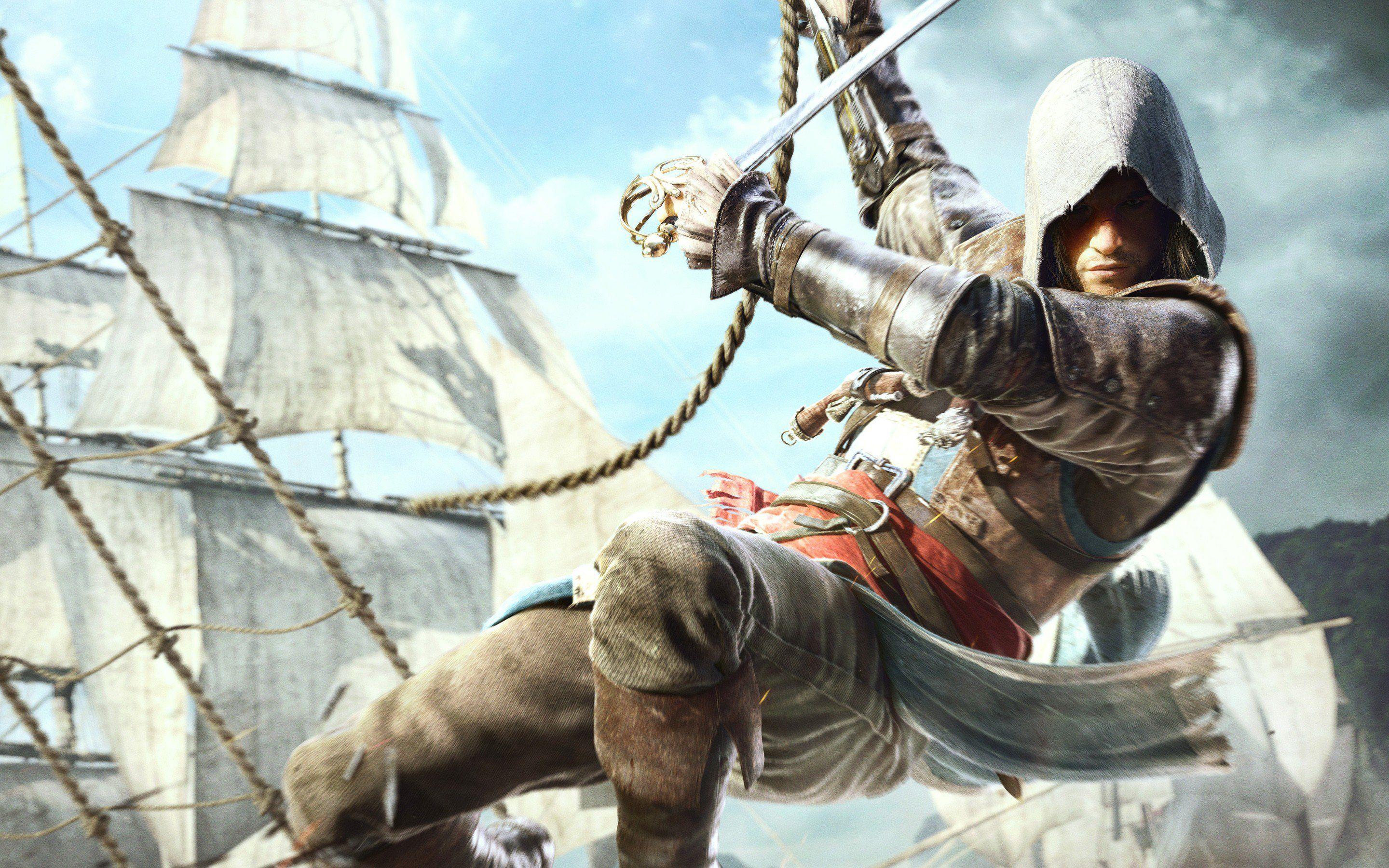 Edward Kenway In Assassins Creed 4 2048x1152 Resolution HD