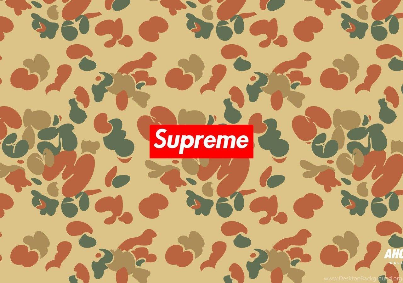 Supreme Camo Wallpaper Image Desktop Background