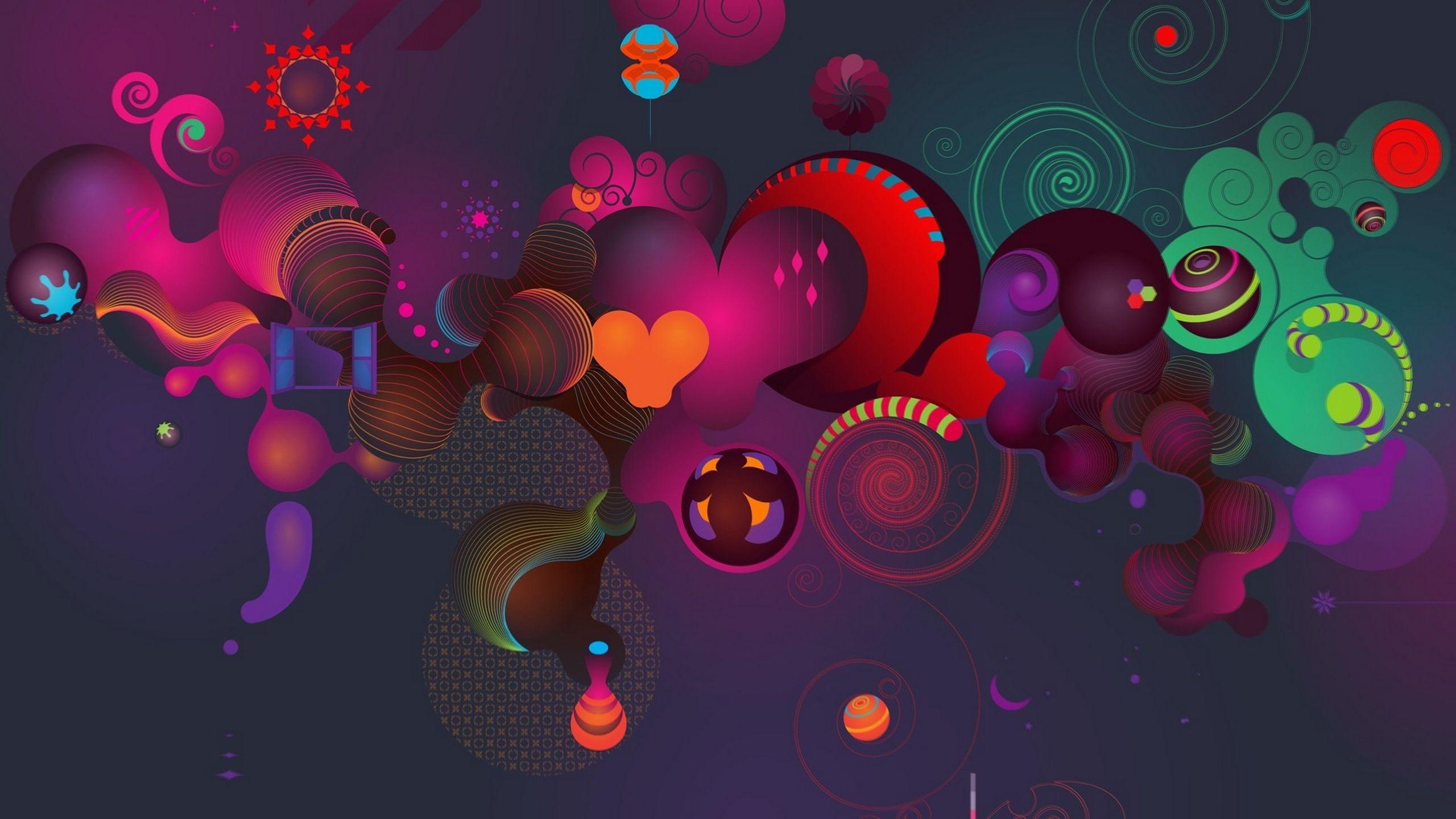 Colorful Love Abstract Background For Desktop Wallpaper. Art wallpaper, Abstract wallpaper, Love wallpaper