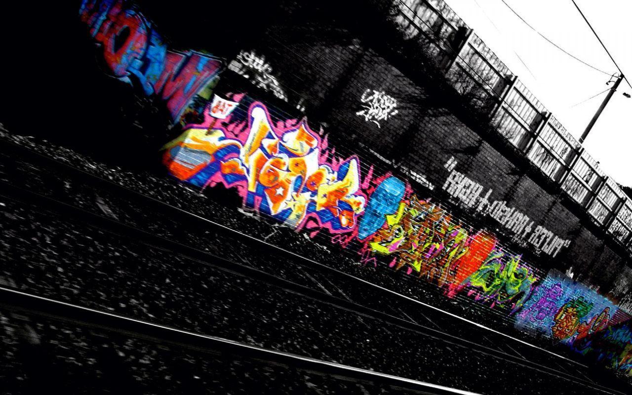 Street BMX Graffiti in 1280x800 Resolution