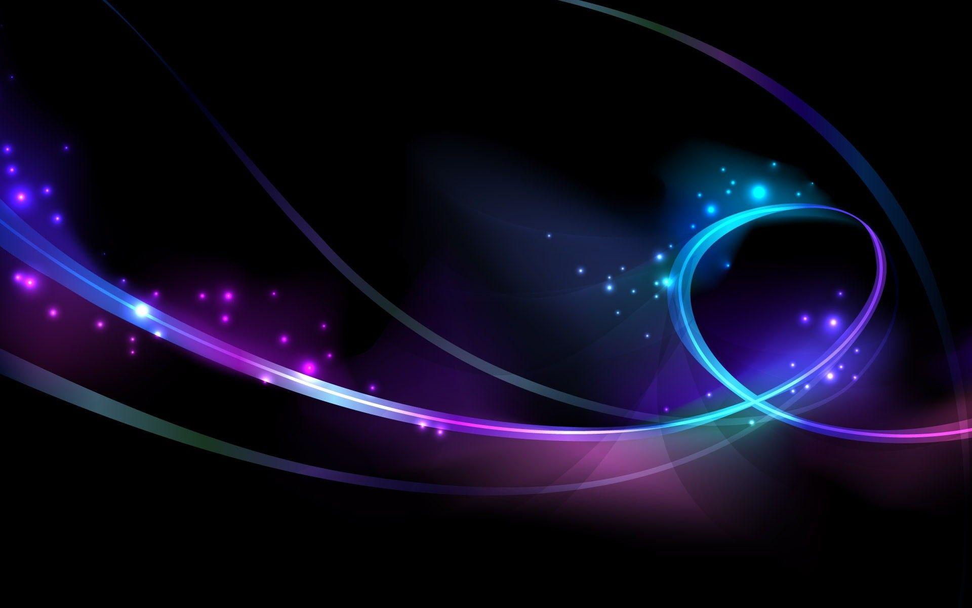 Black Light Widescreen Wallpaper