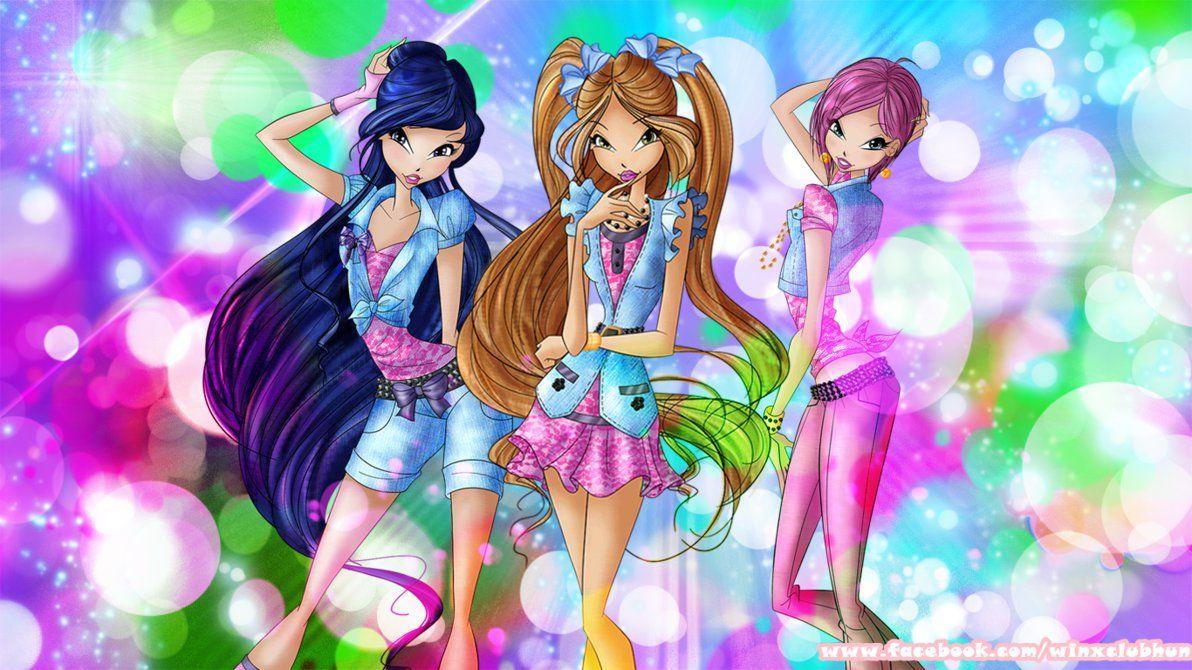 Winx Flora Musa Tecna Jeans Wallpaper