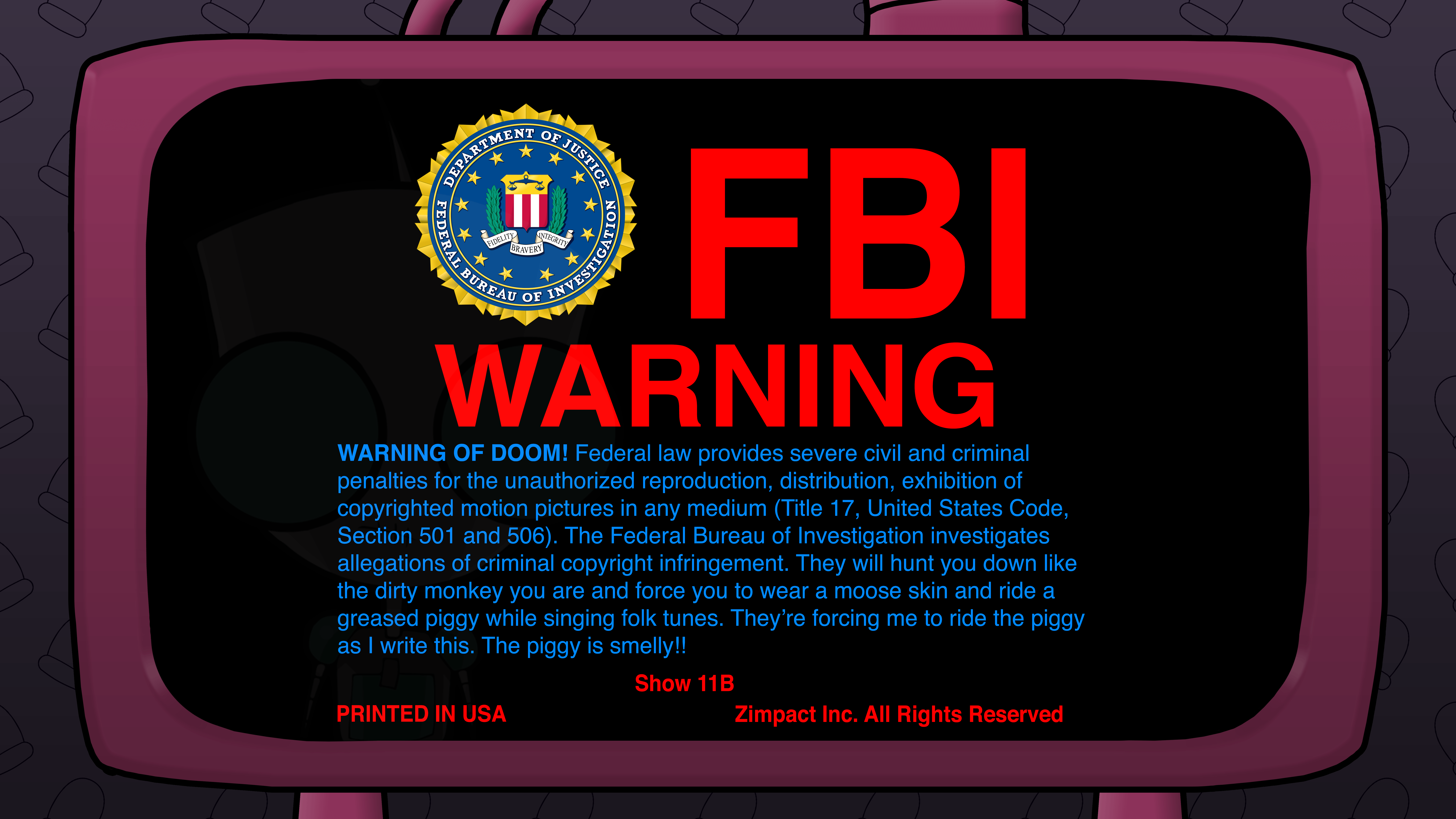 FBI Warning of DOOM!